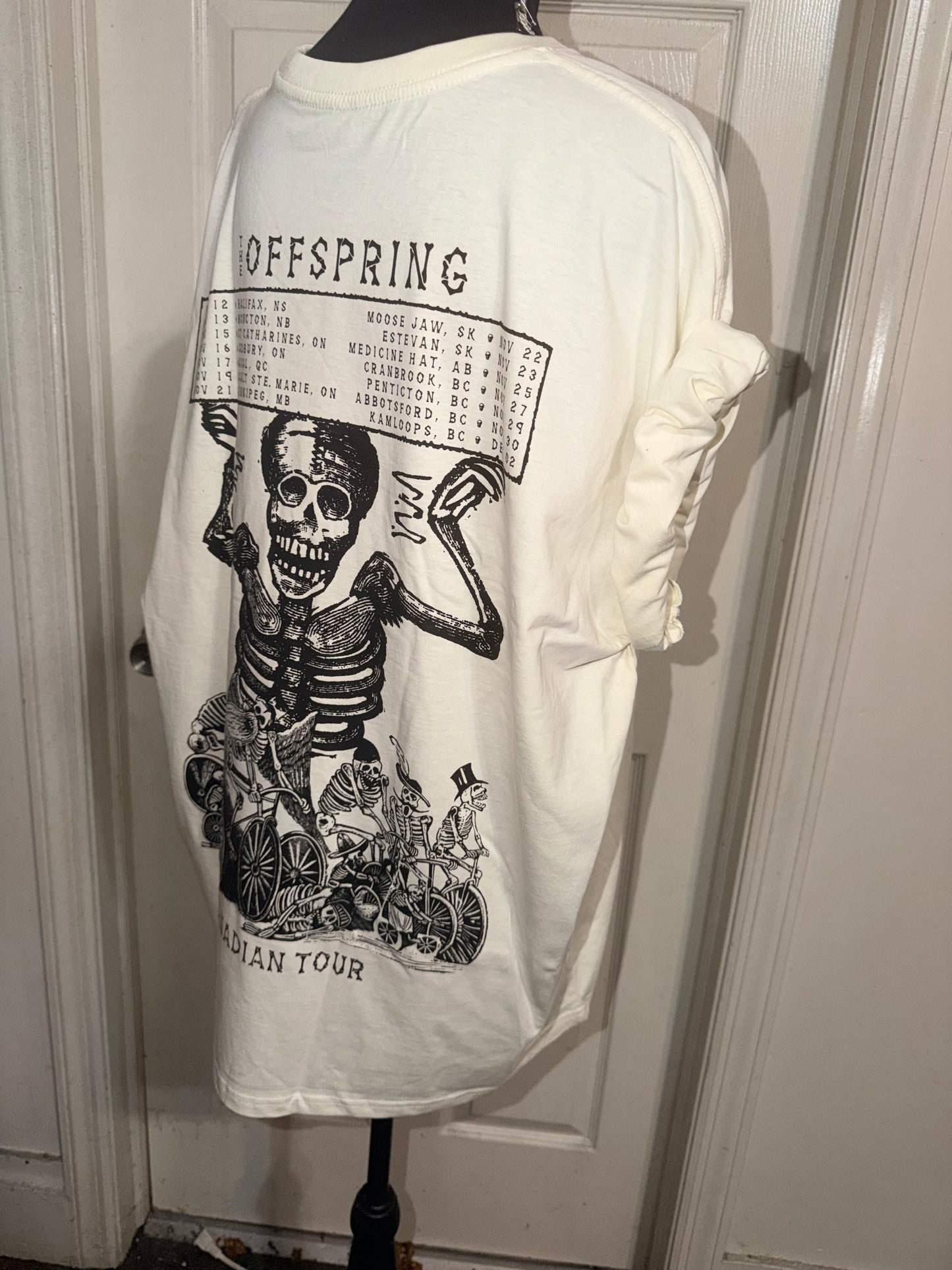 The Offspring Double Sided Oversized Distressed Tee