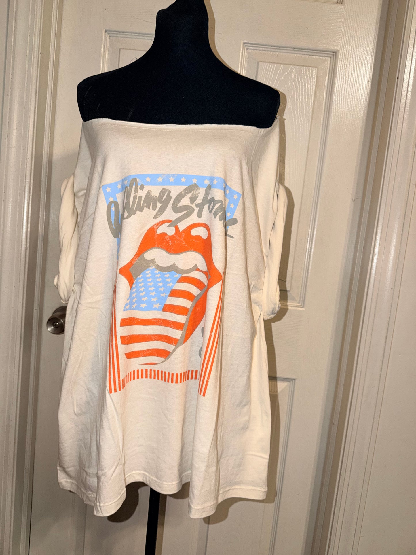 The Rolling Stones OFTS Oversized Distressed Tee