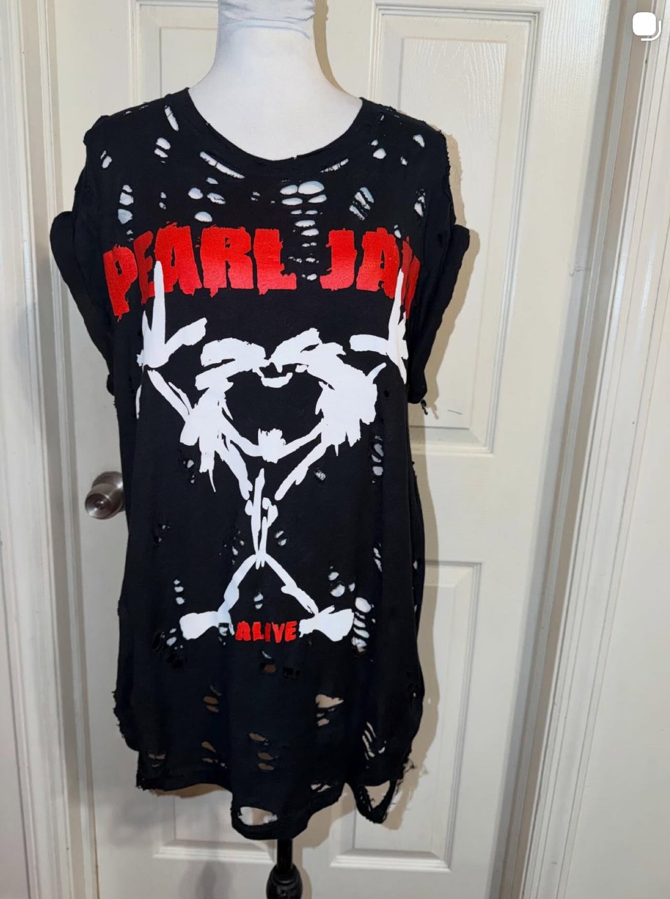 Pearl Jam Double Sided Oversized Tee