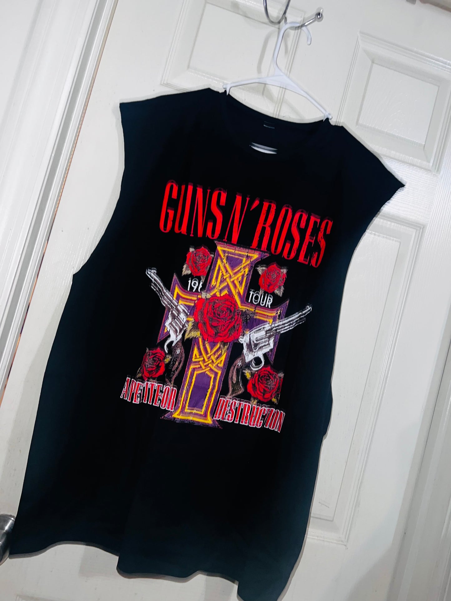 Guns n Roses Oversized Distressed Shirt (possibly dress)