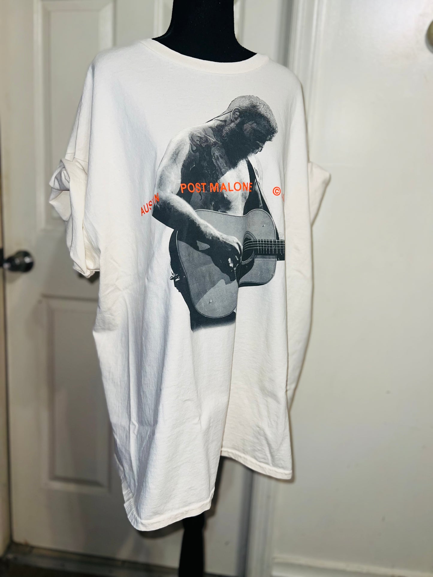 Post Malone Oversized Distressed Tee