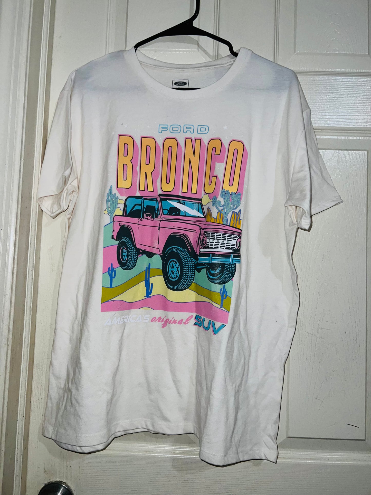 Ford Bronco Oversized Distressed Tee