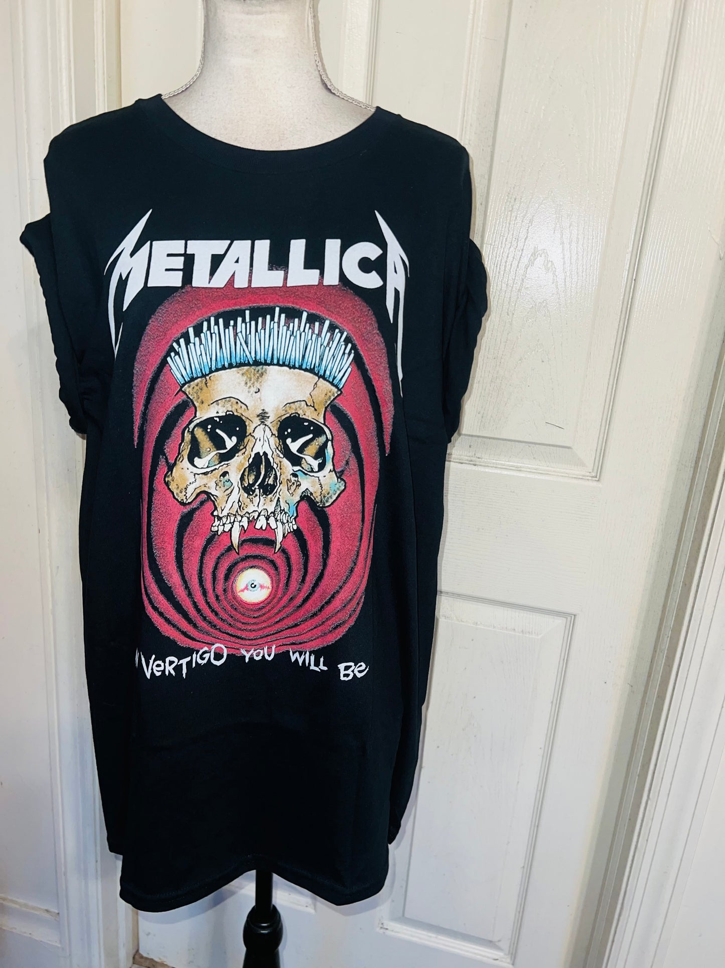 Metallica Double Sided Oversized Distressed Tee