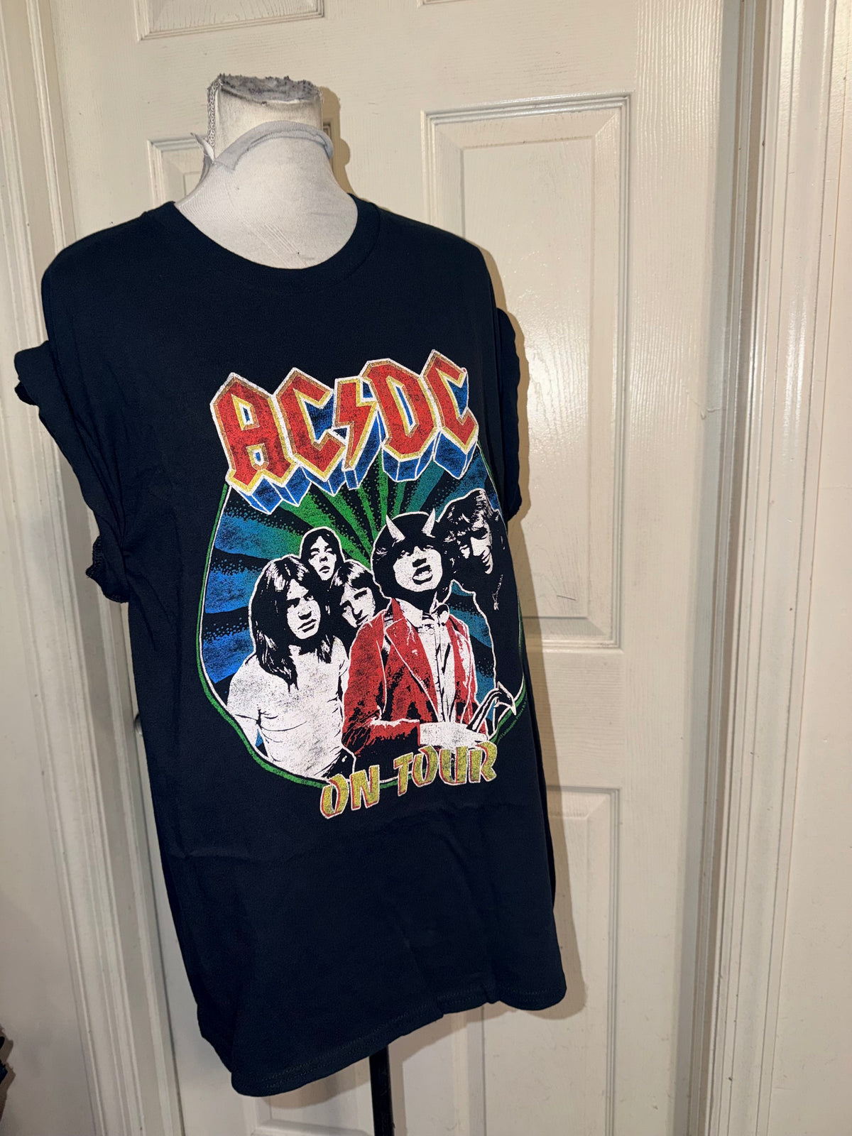 AC/DC Double Sided Oversized Tee