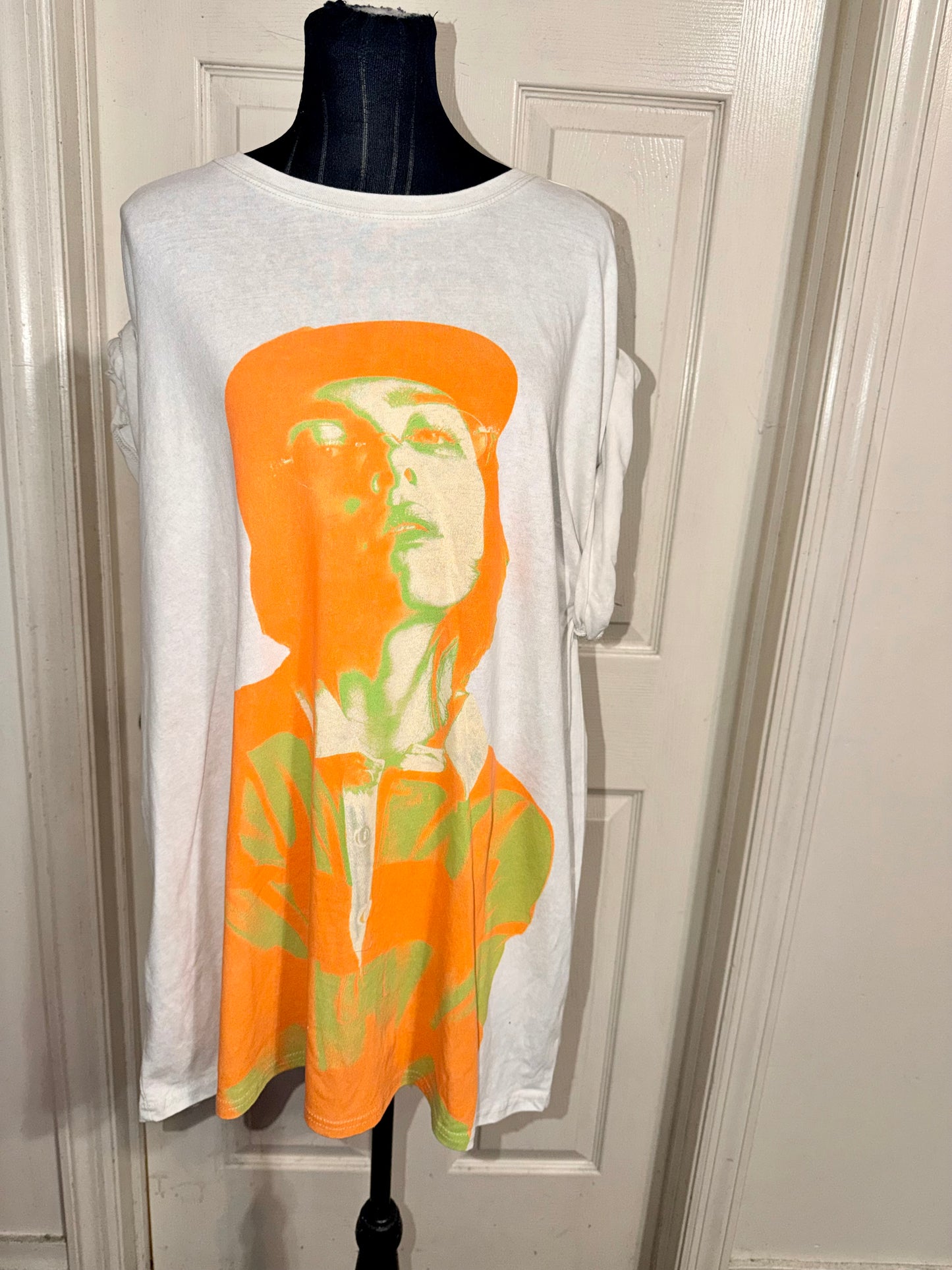 Billie Eilish Double Sided Oversized Distressed Tee