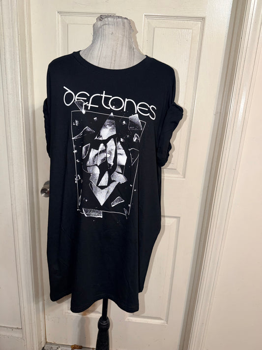 Deftones Oversized Distressed Tee