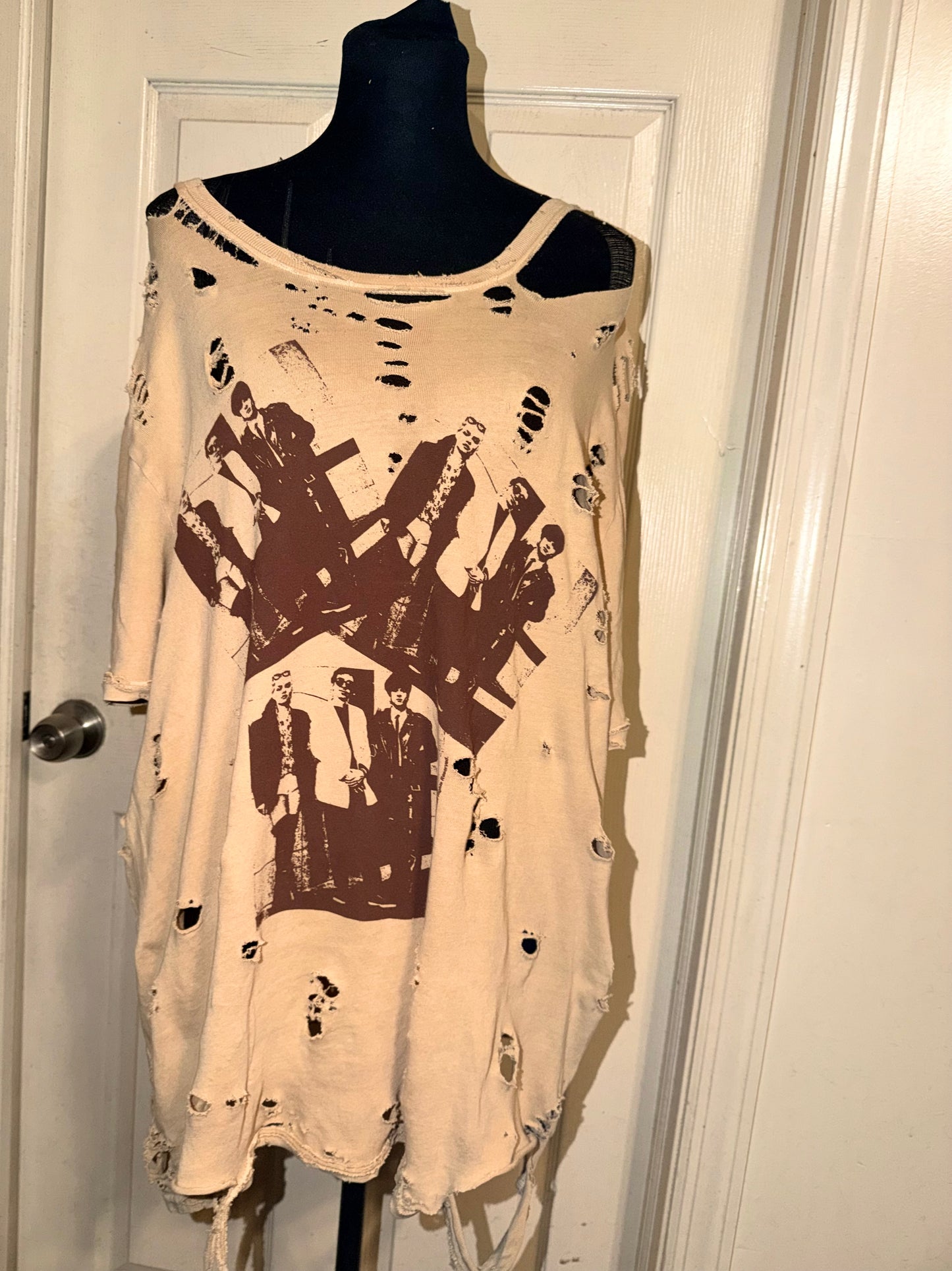 Blondie Double Sided Oversized Distressed Tee (as is)