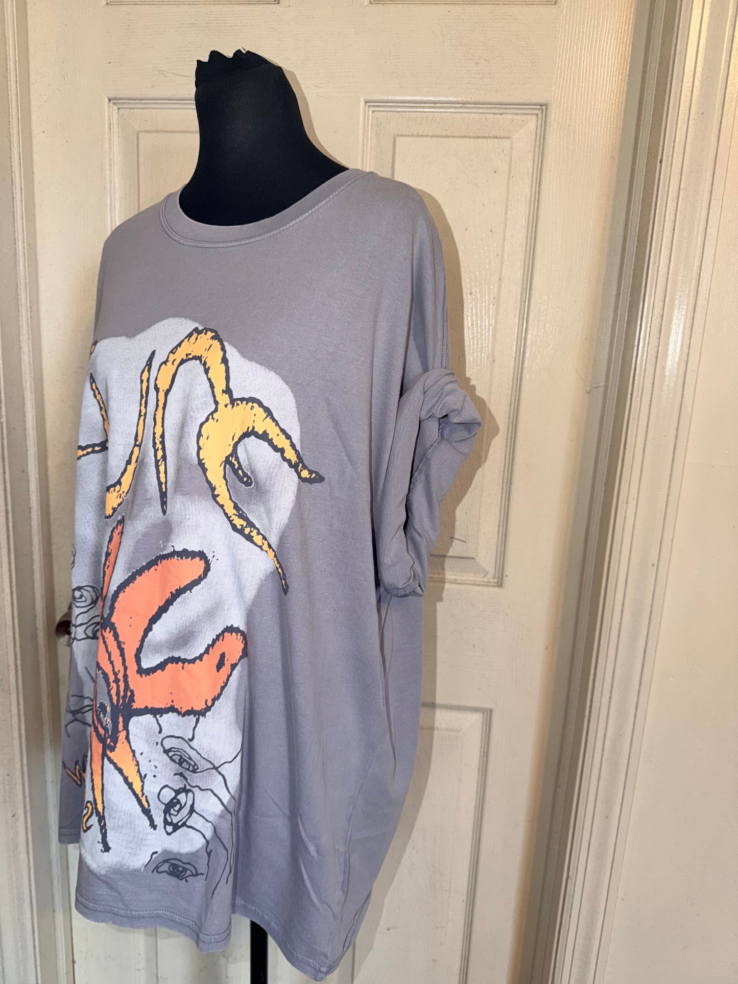 The Cure Oversized Distressed Tee