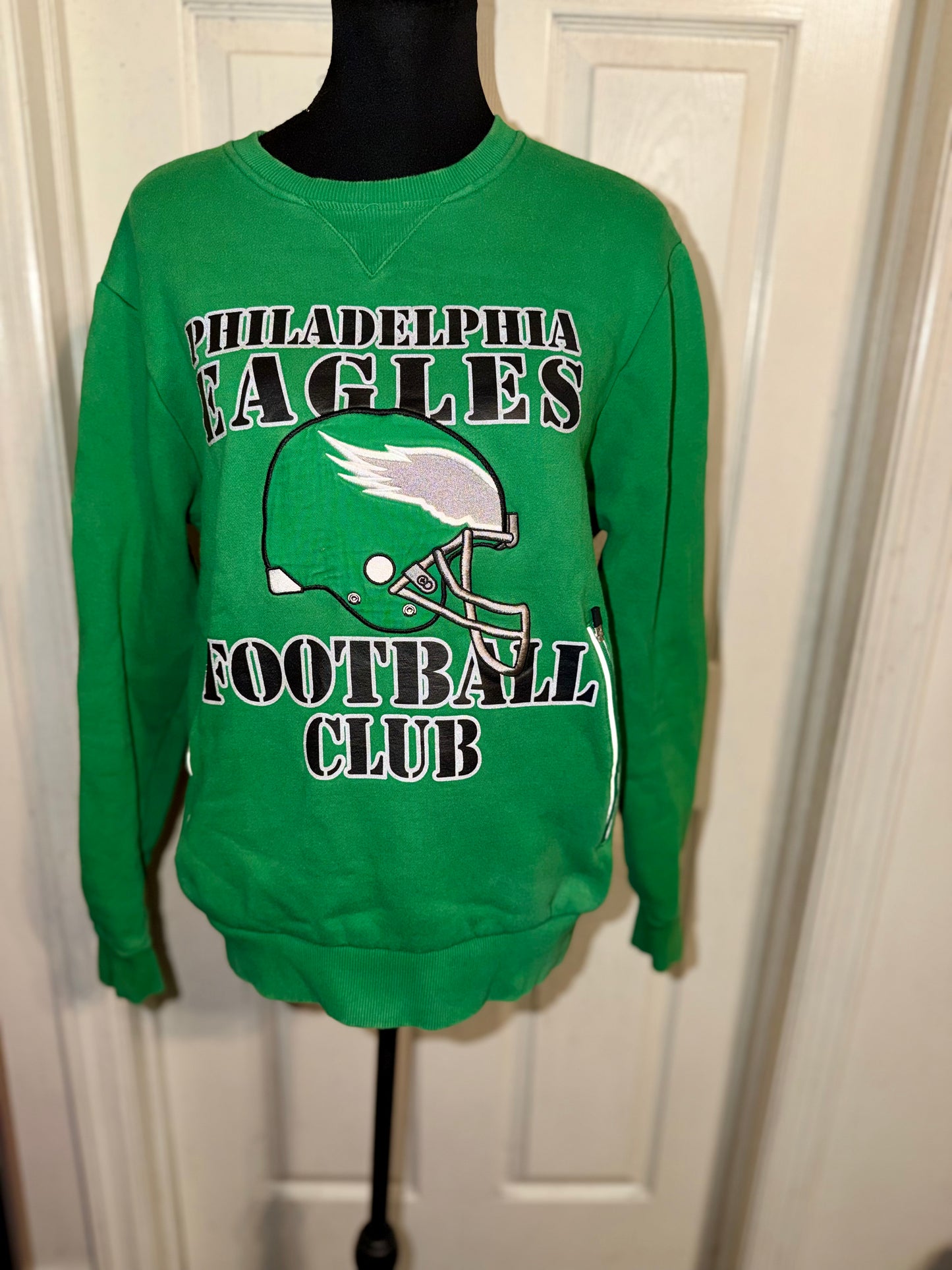 Philadelphia Eagles Oversized Distressed Sweatshirt