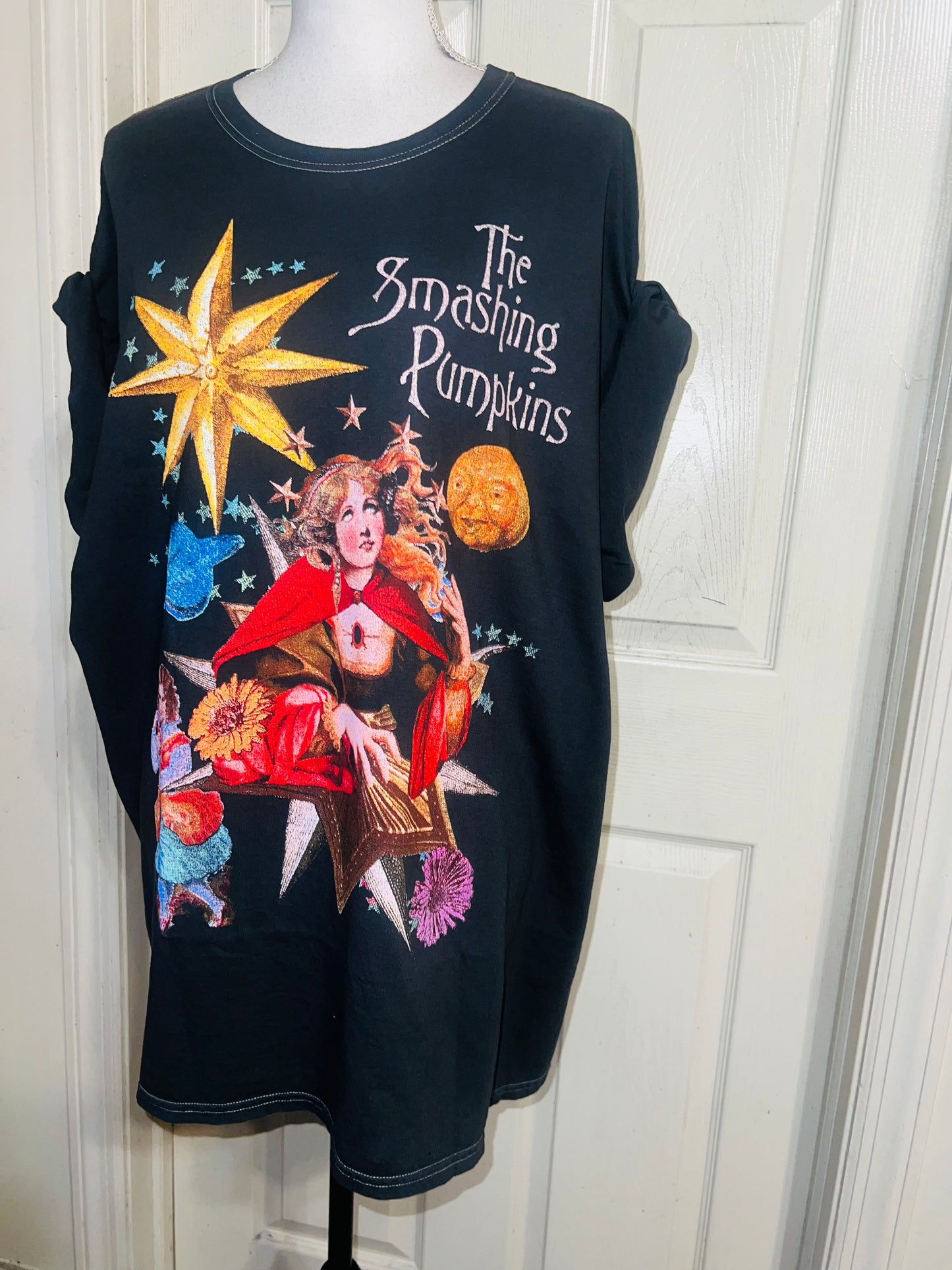 The Smashing Pumpkins Oversized Distressed Tee