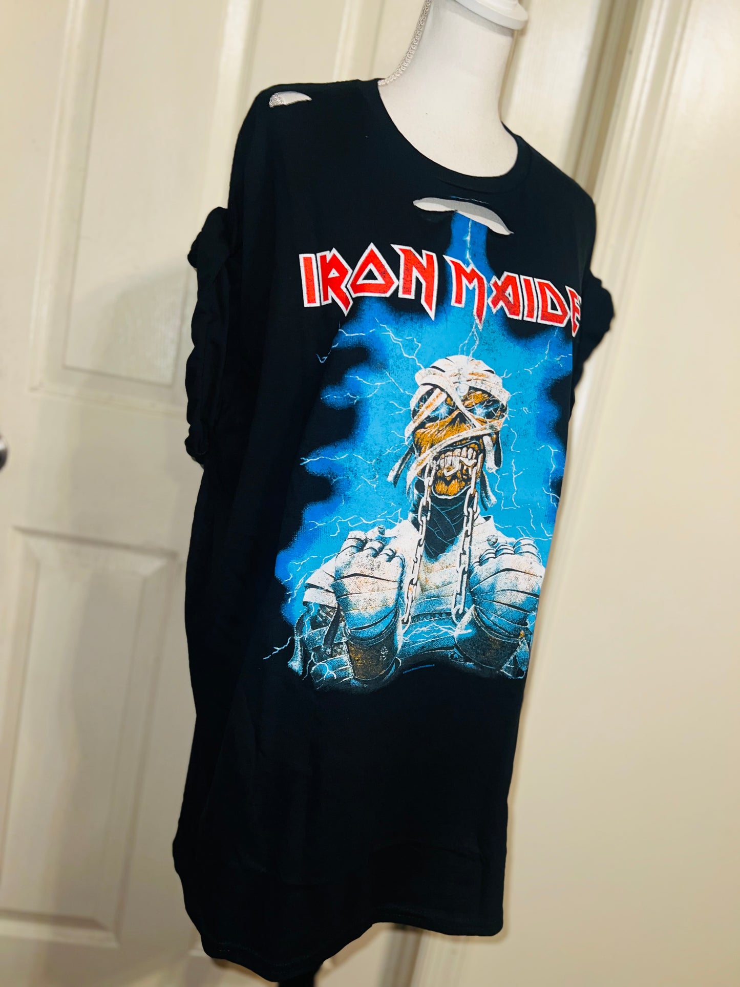 Iron Maiden Oversized Distressed Tee