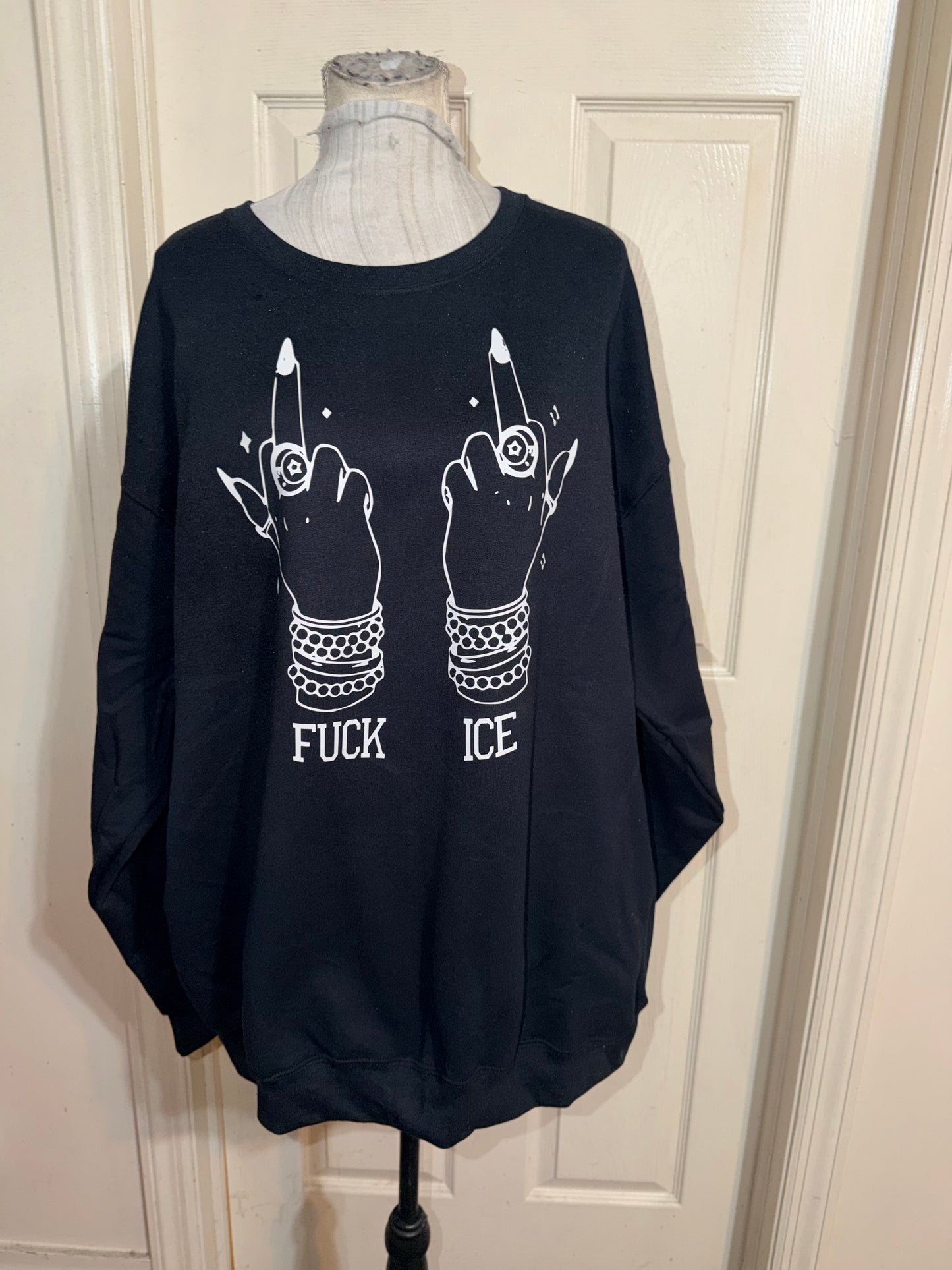 F ICE Oversized Sweatshirt & Tee