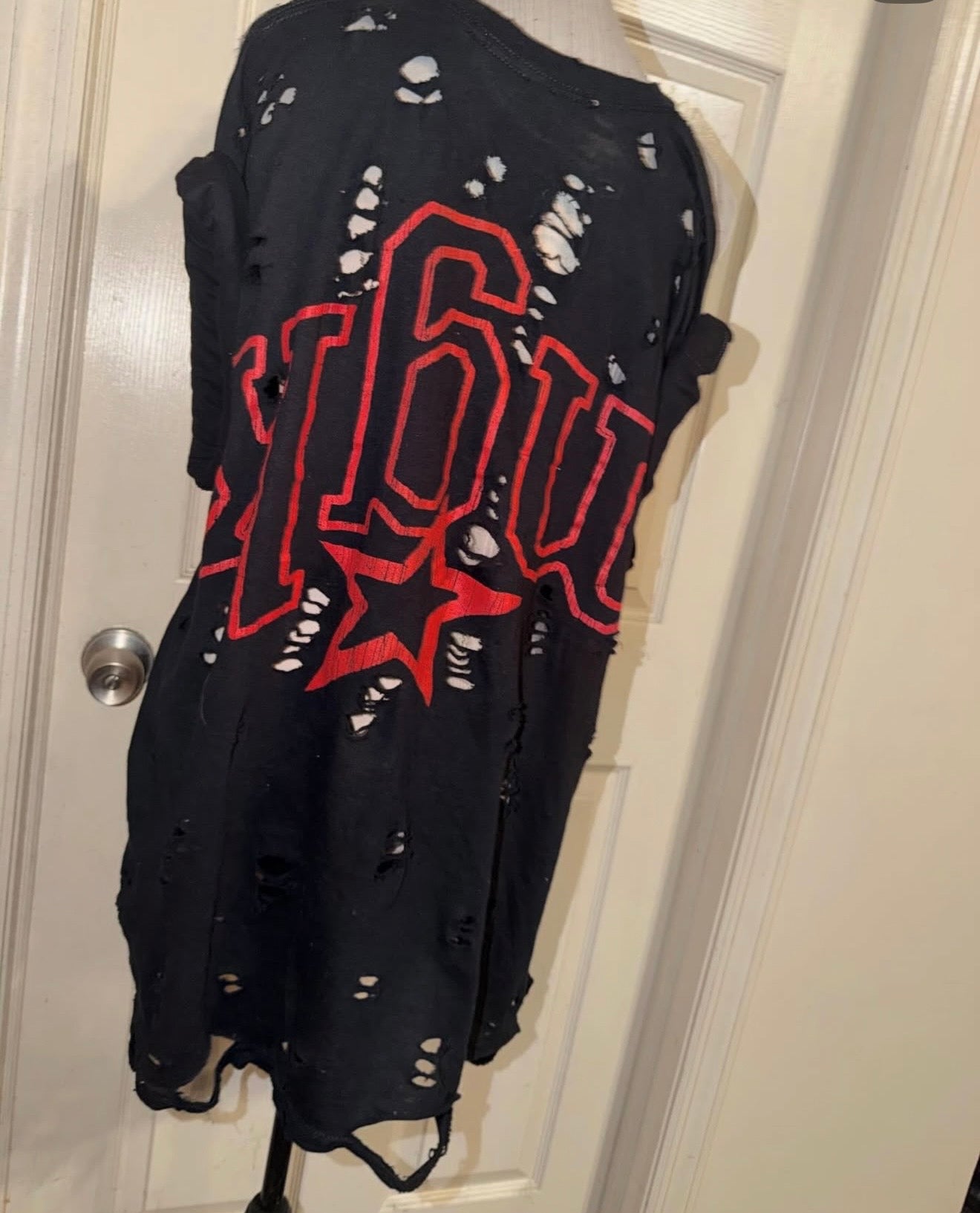 Machine Gun Kelly Double Sided Oversized Distressed Tee (as is)
