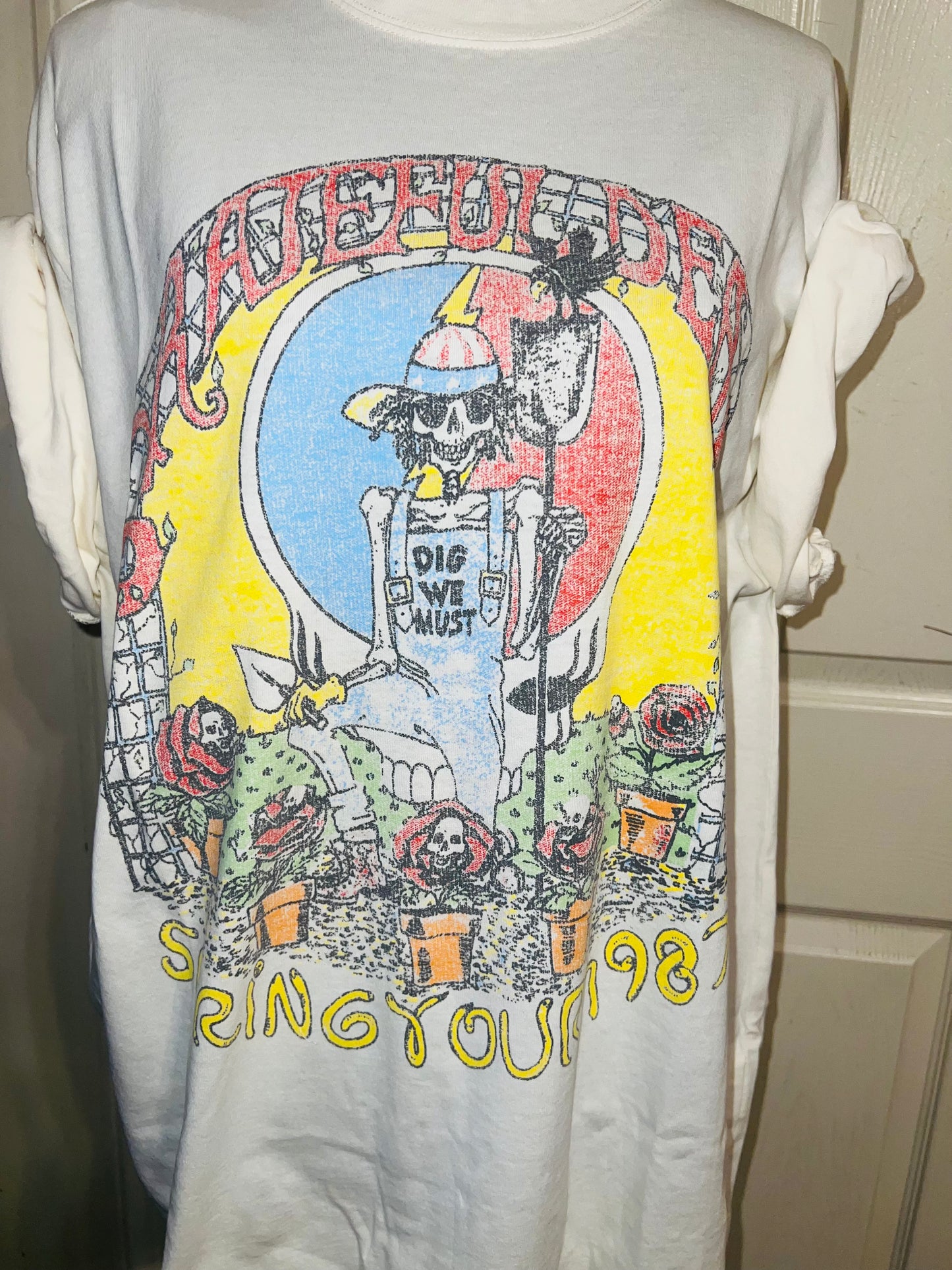 Grateful Dead Oversized Distressed Tee