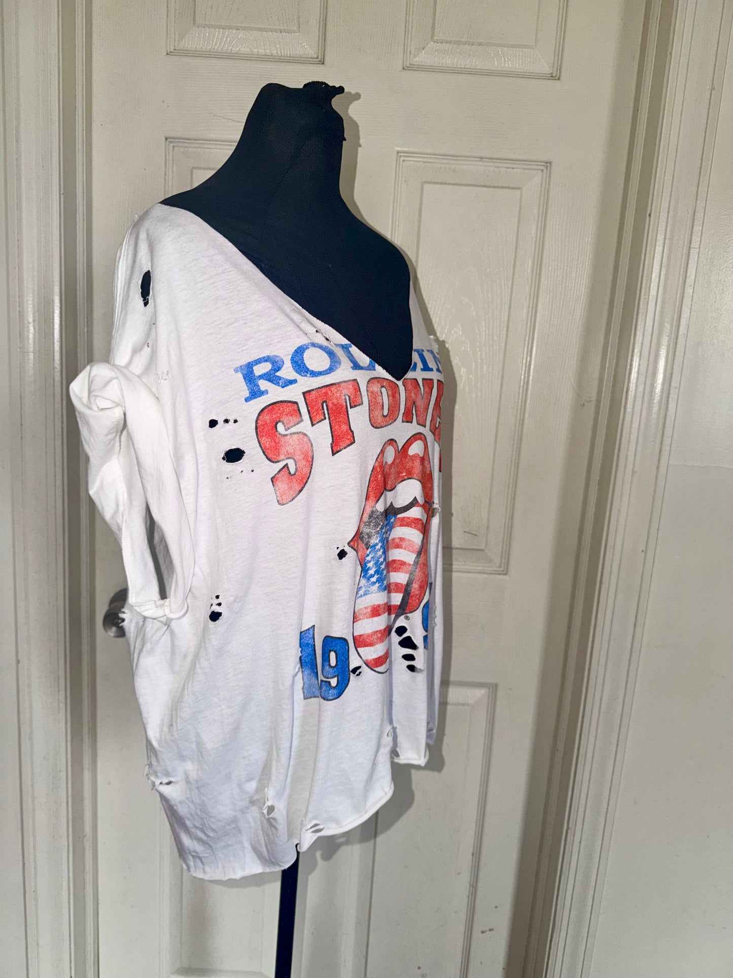 The Rolling Stones Open Back Bow Tee (as is)