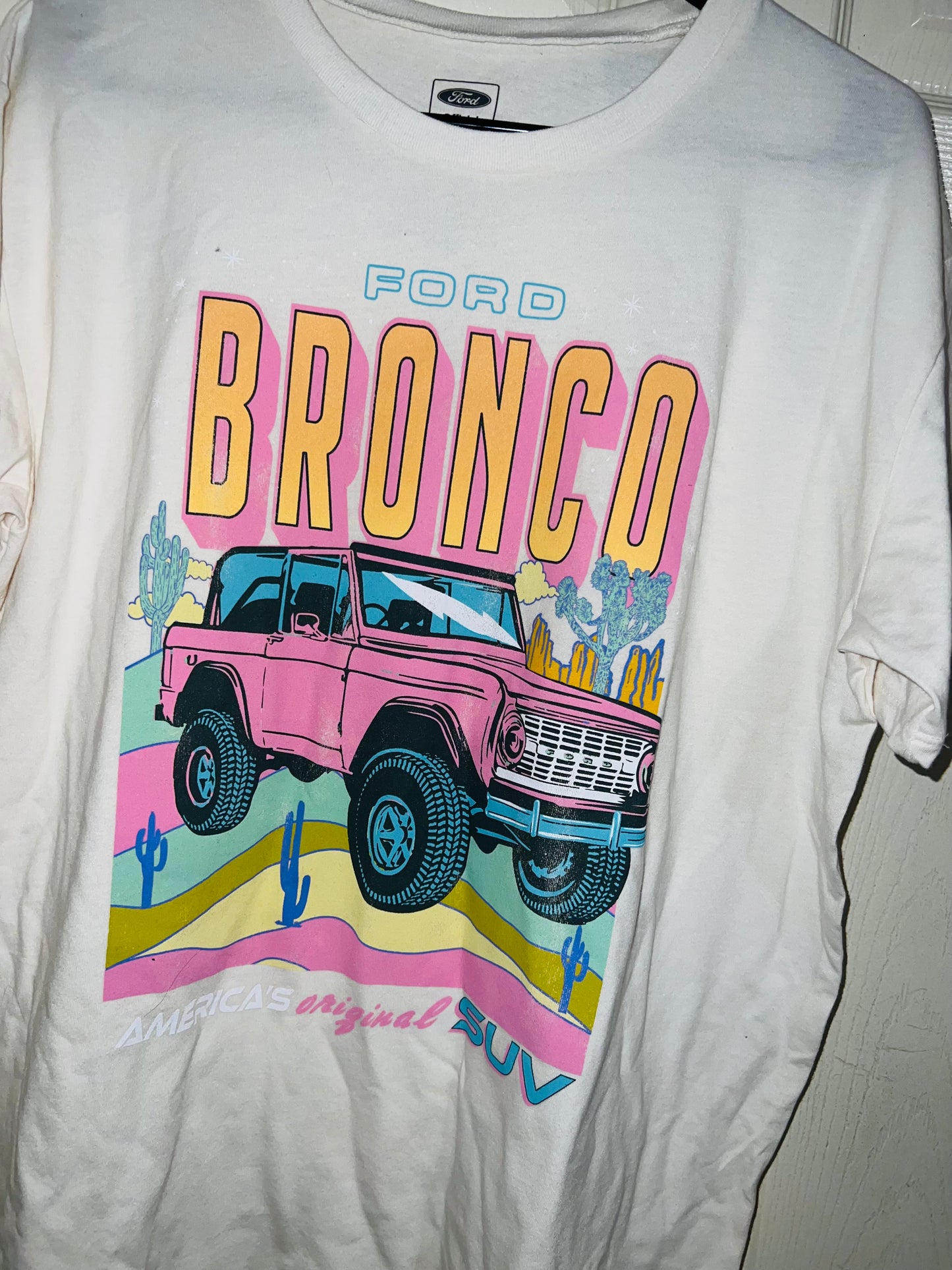 Ford Bronco Oversized Distressed Tee