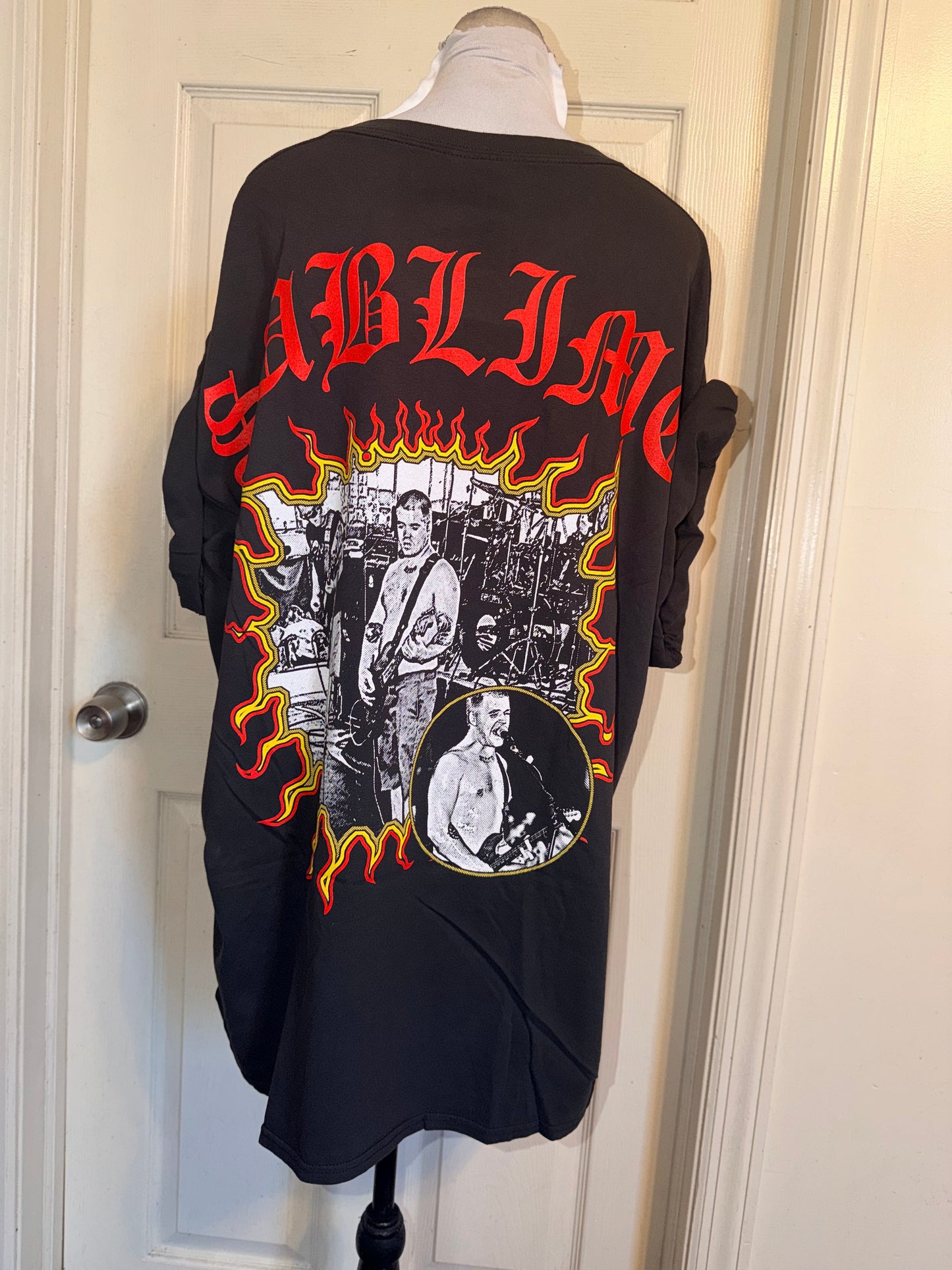 Sublime Double Sided Oversized Distressed Tee
