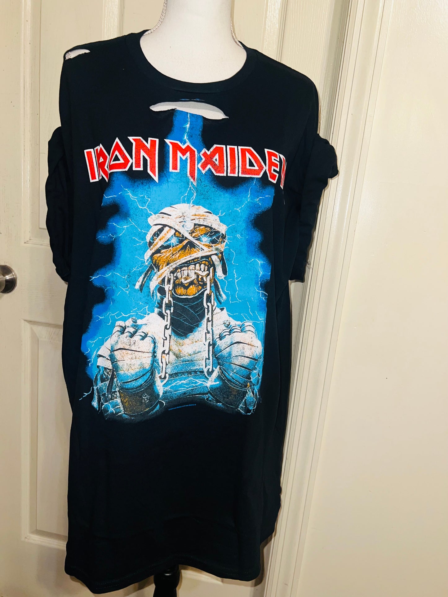 Iron Maiden Oversized Distressed Tee