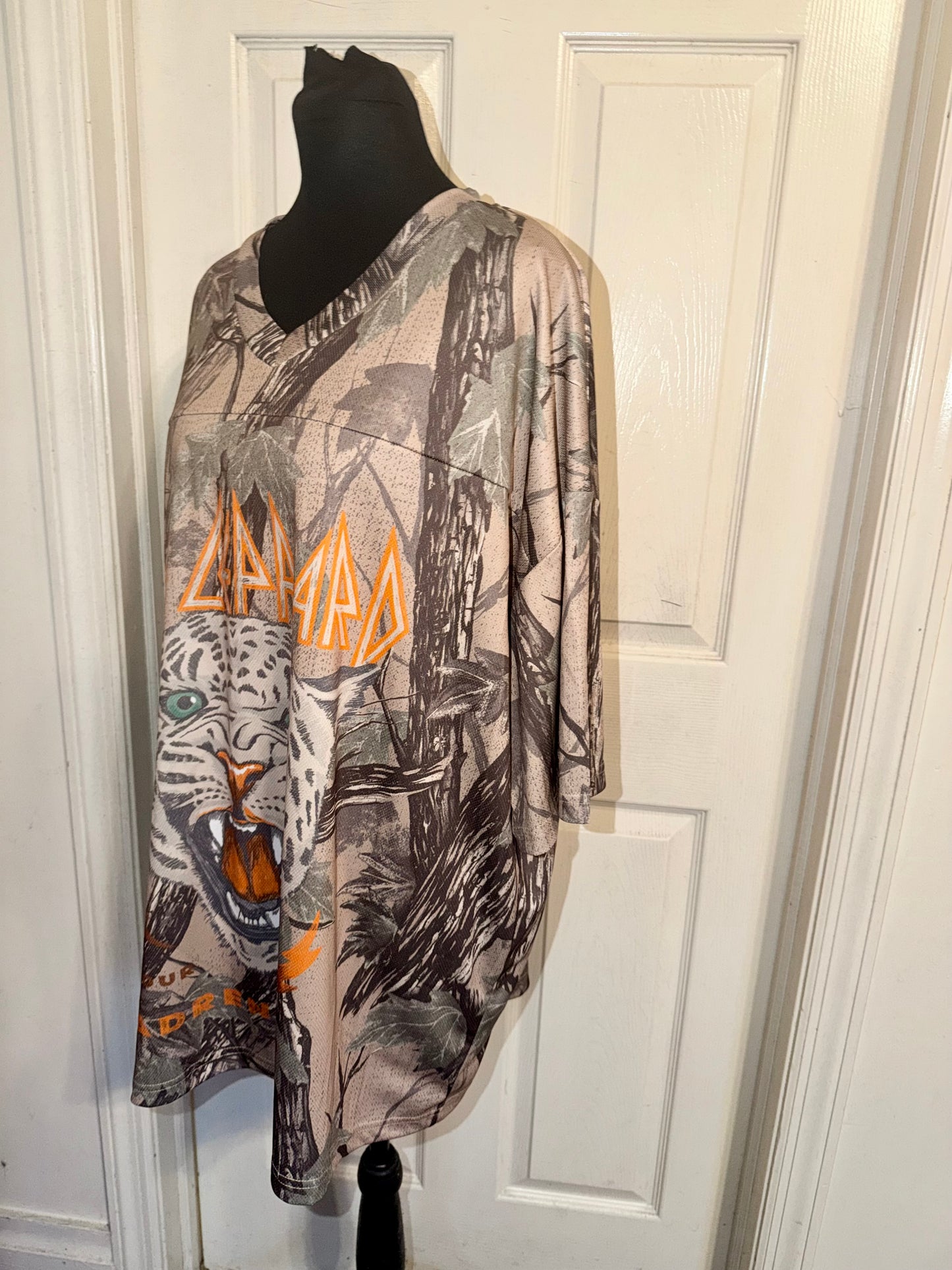 Def Leppard Double Sided Oversized Jersey Tee