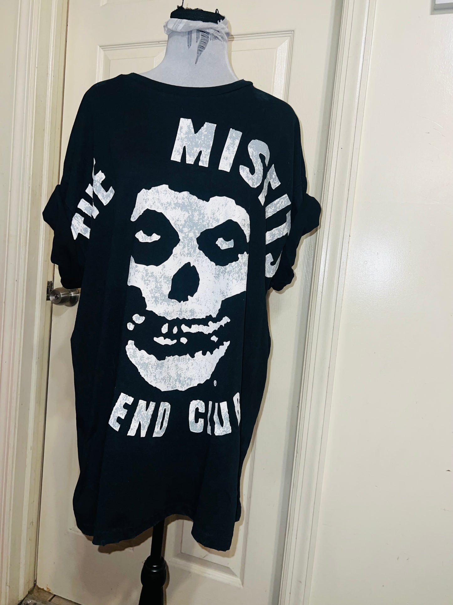 The Misfits Fiend Club Oversized Distressed Tee