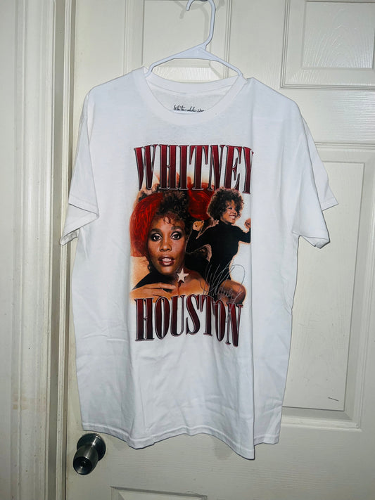 Whitney Houston Double Sided ‘86 Tour Oversized Tee