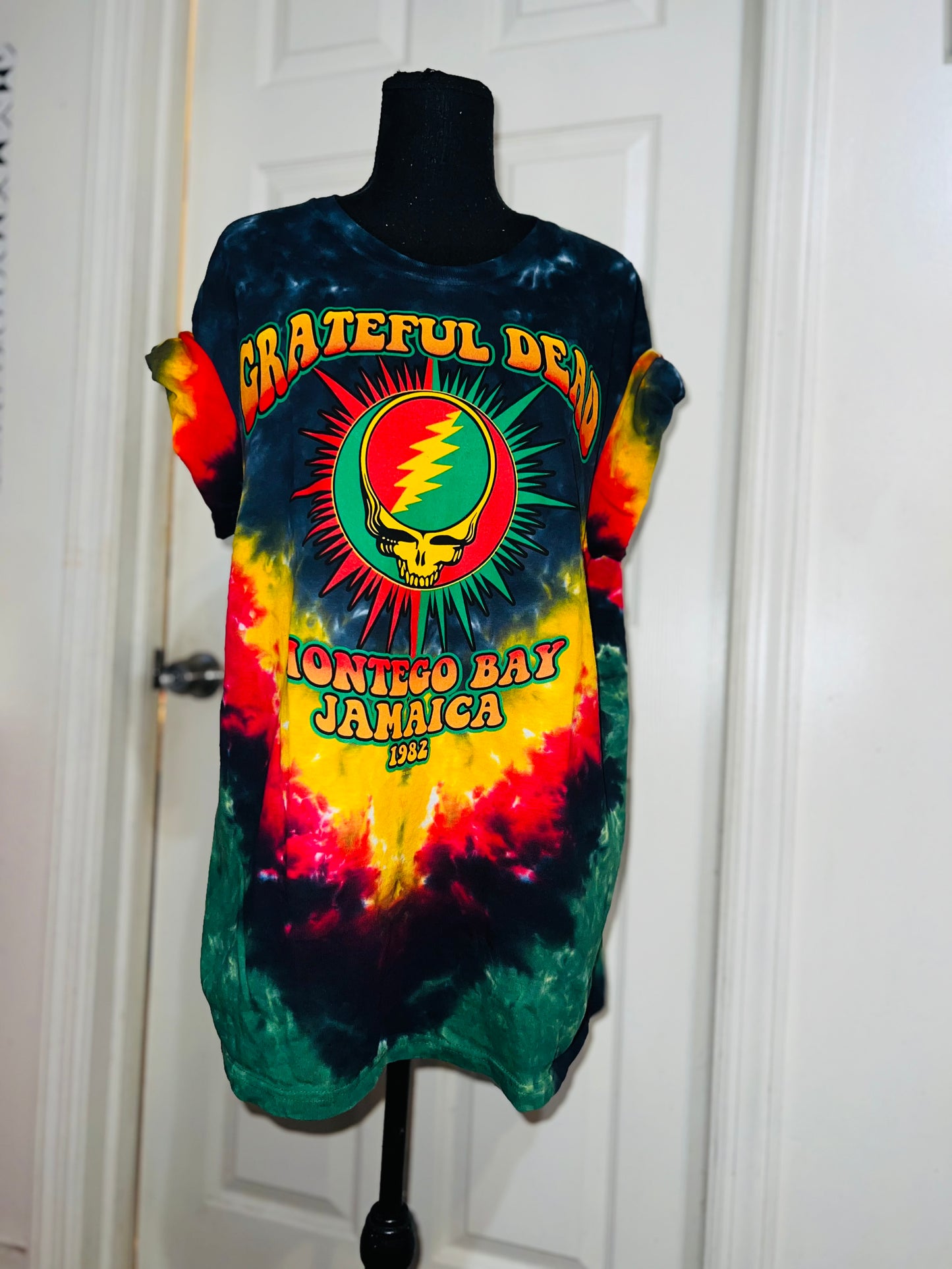 The Grateful Dead Jamaica Oversized Distressed Tee