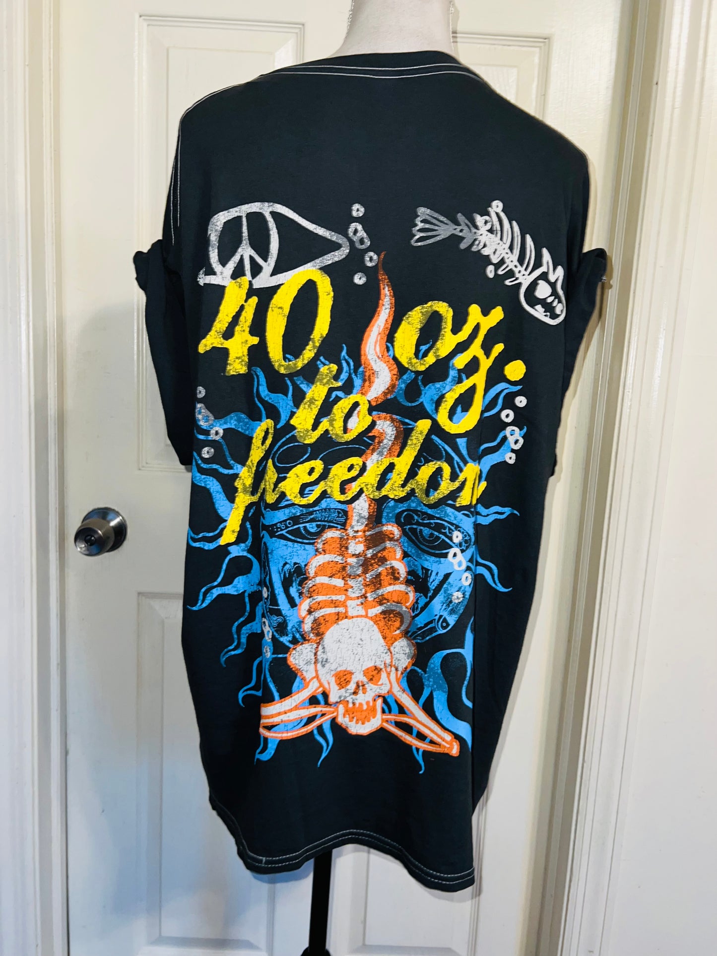 Sublime Double Sided Oversized Distressed Tee
