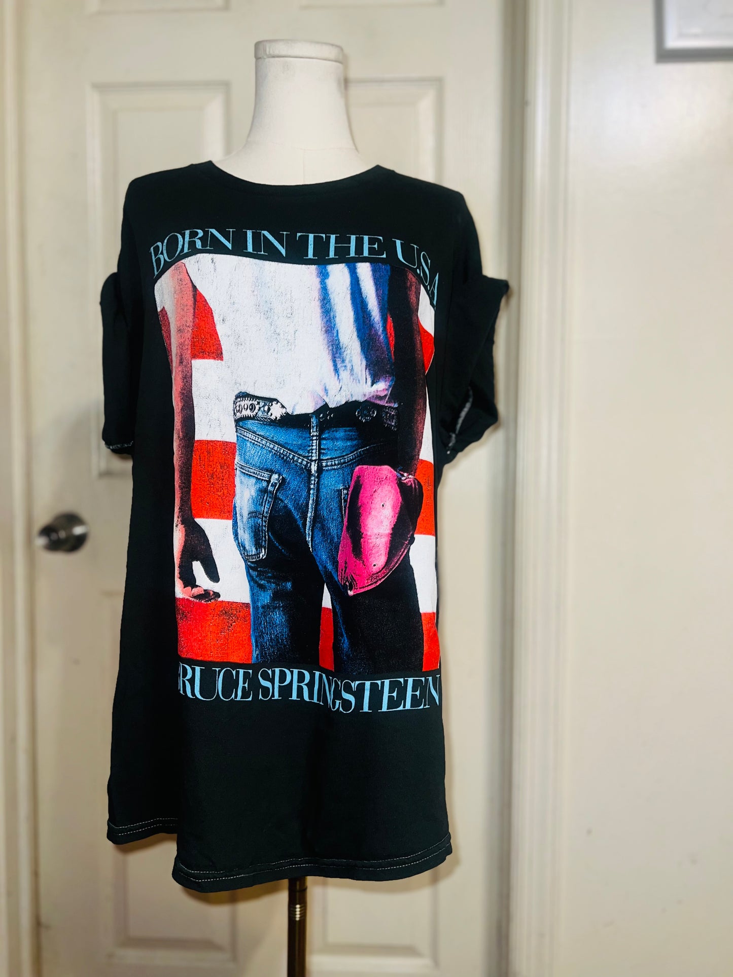 Bruce Springsteen Oversized Distressed Tee