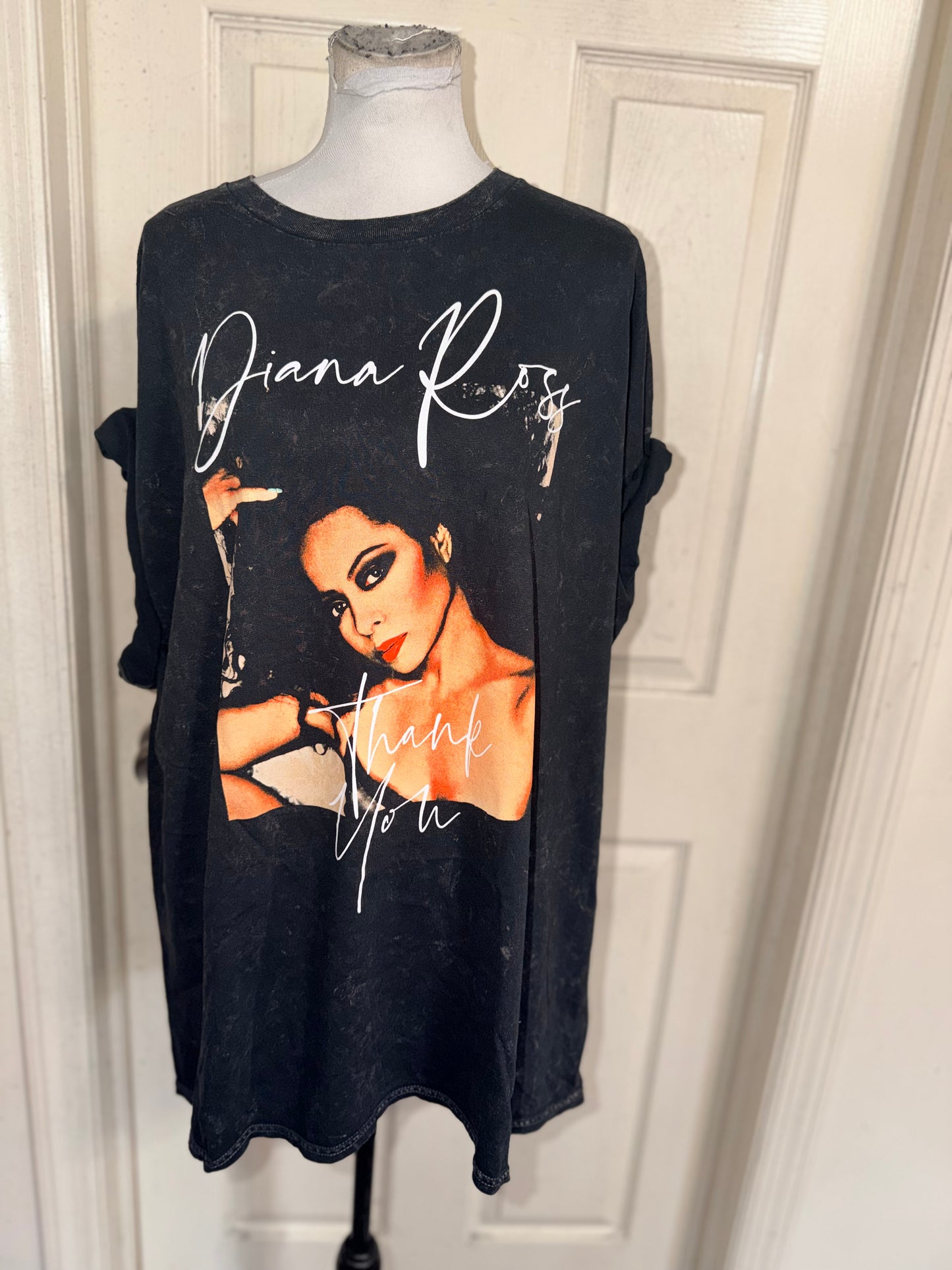 Diana Ross Oversized Distressed Tee