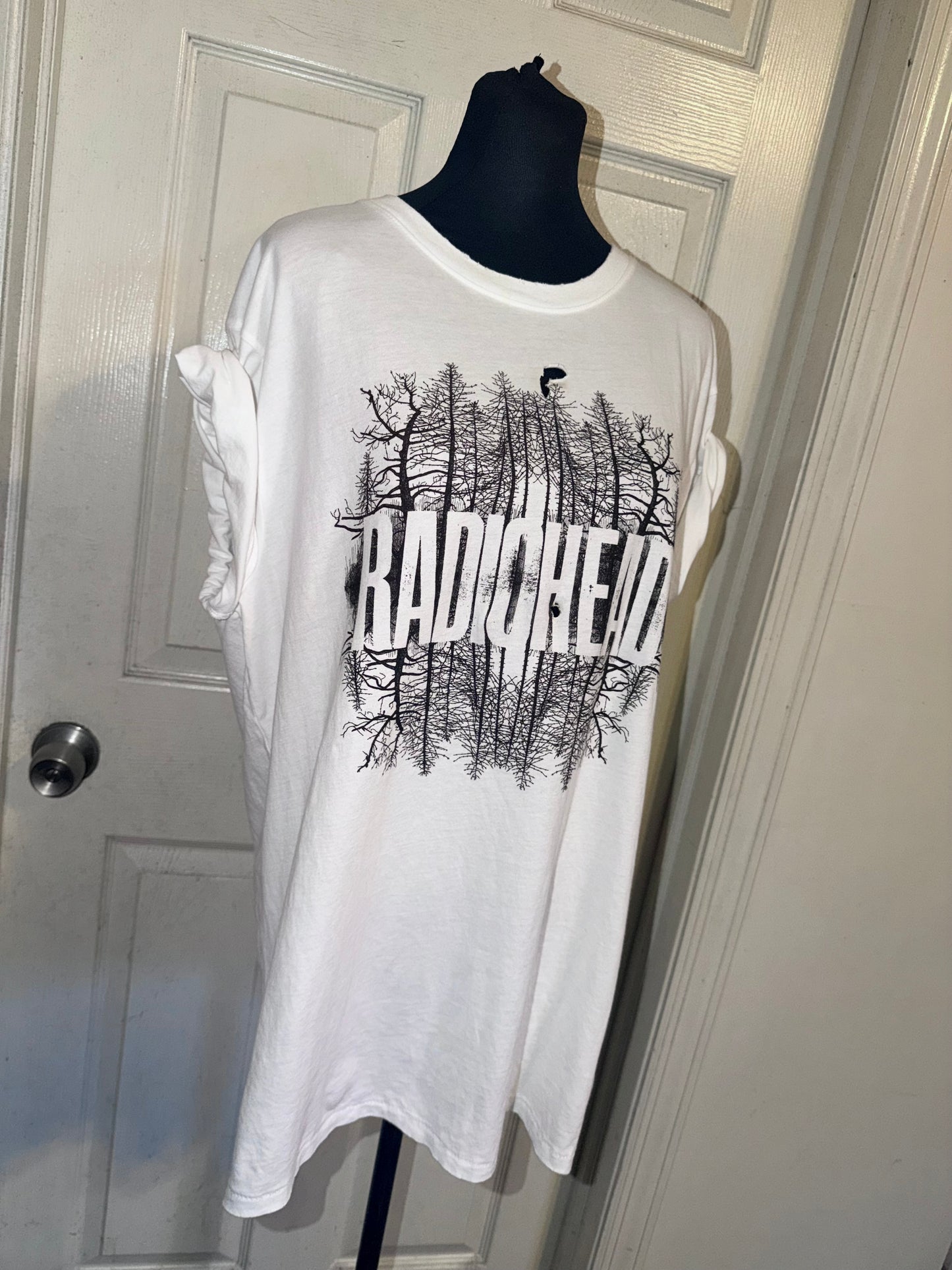 Radiohead Oversized Distressed Tee