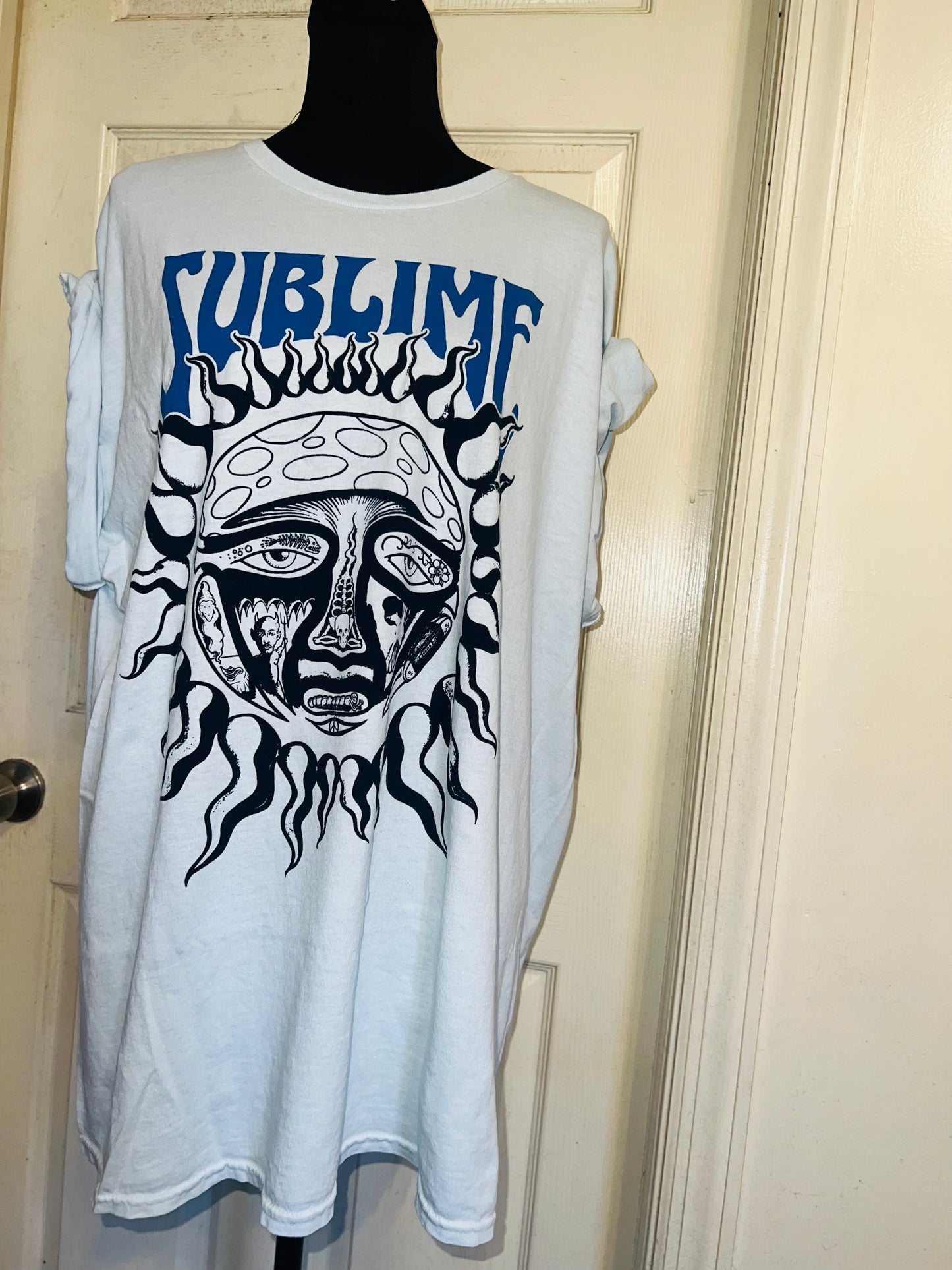 Sublime Double Sided Oversized Distressed Tee