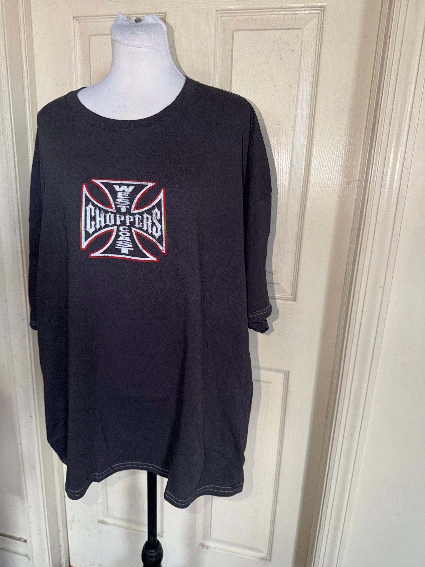 West Coast Choppers Double Sided Oversized Distressed Tre