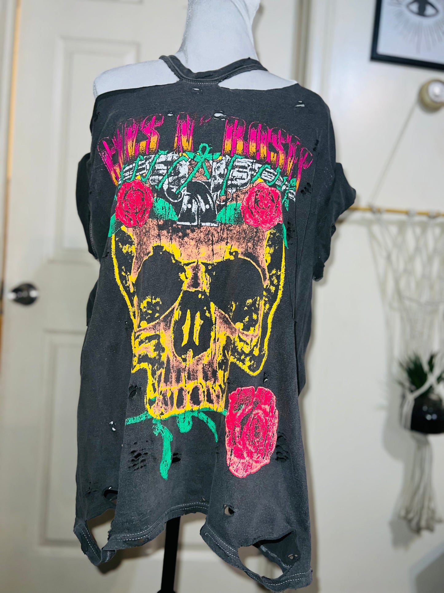 Guns n Roses Double Sided Oversized Tee/Dress