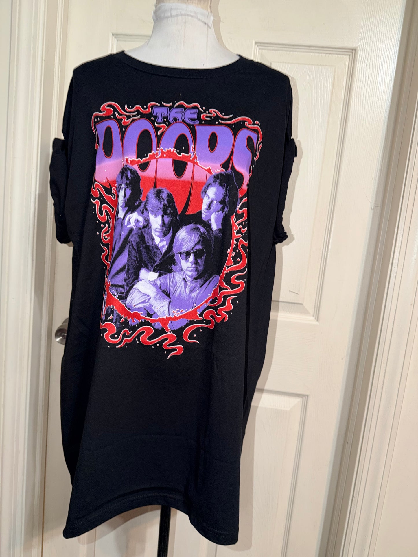 The Doors Double Sided Oversized Distressed Tee