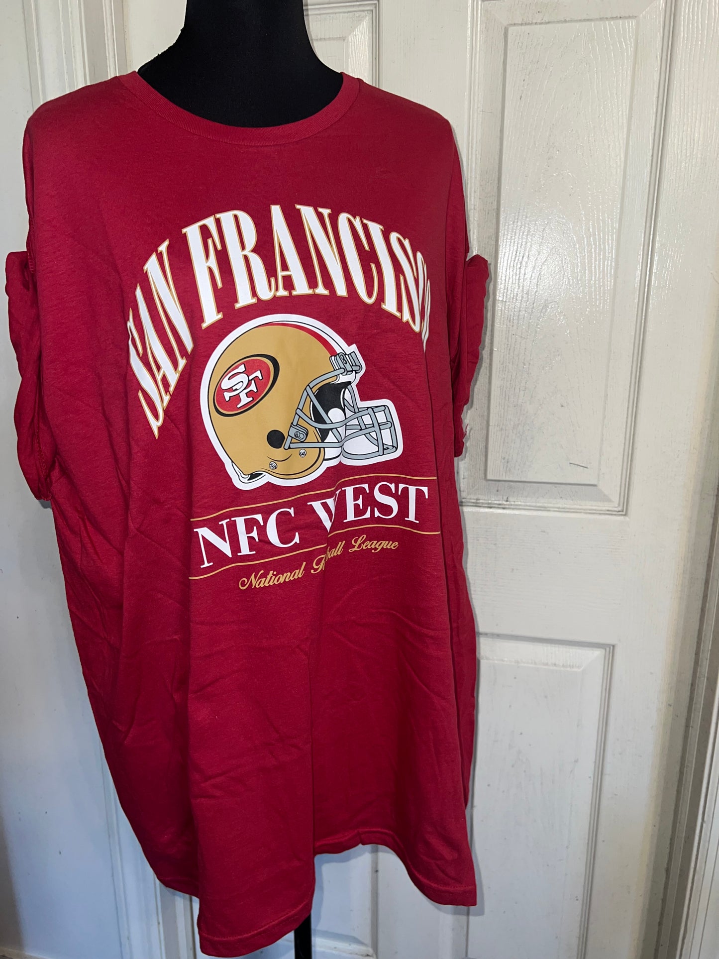 San Francisco 49ers Oversized Distressed Tee
