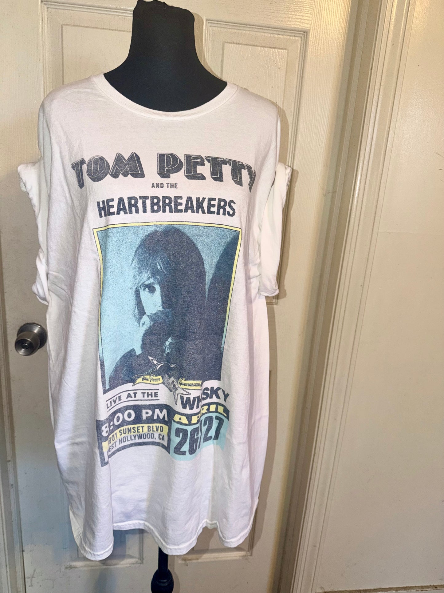 Tom Petty and the Heartbreakers Oversized Distressed Tee
