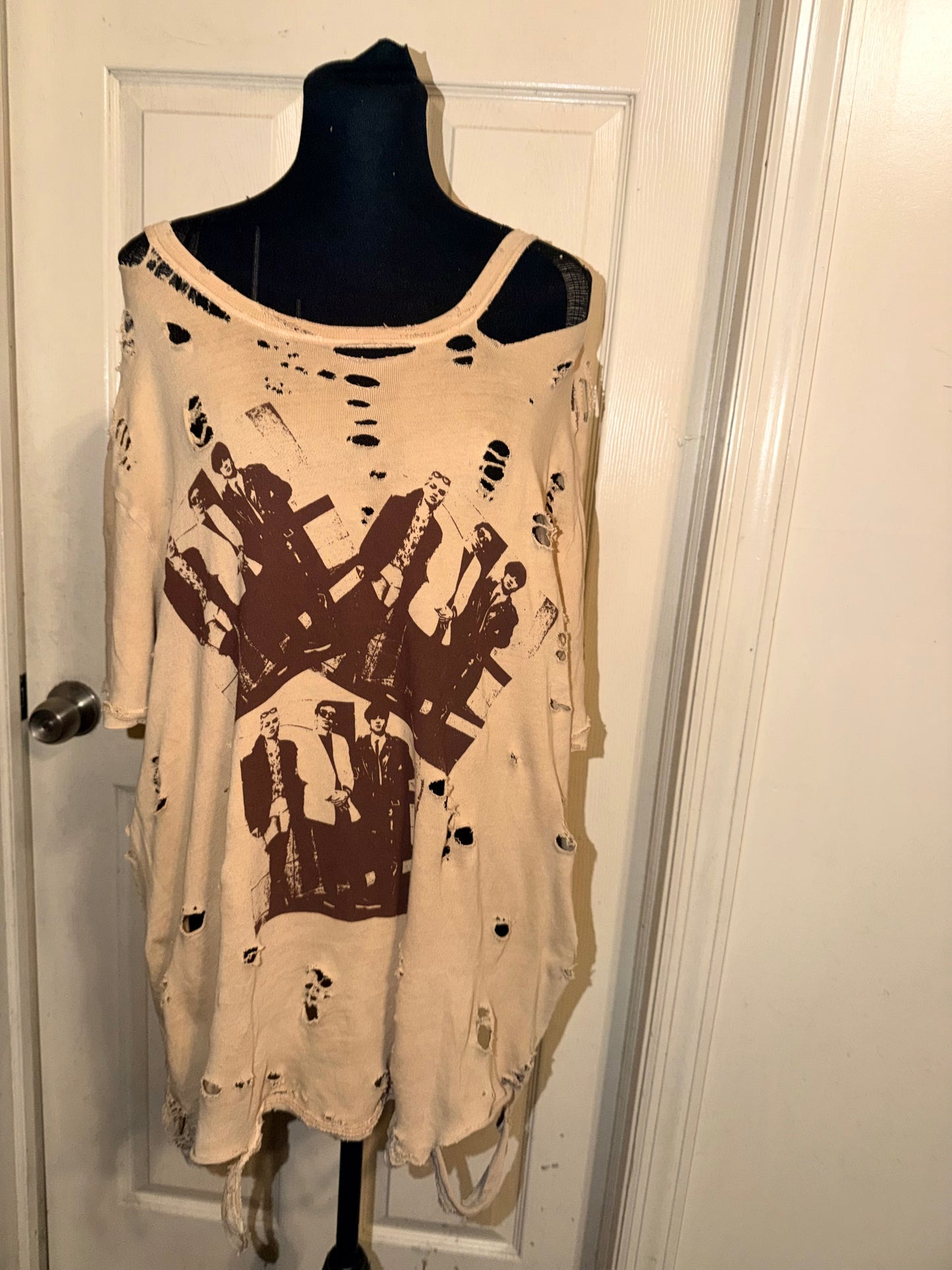Blondie Double Sided Oversized Distressed Tee (as is)