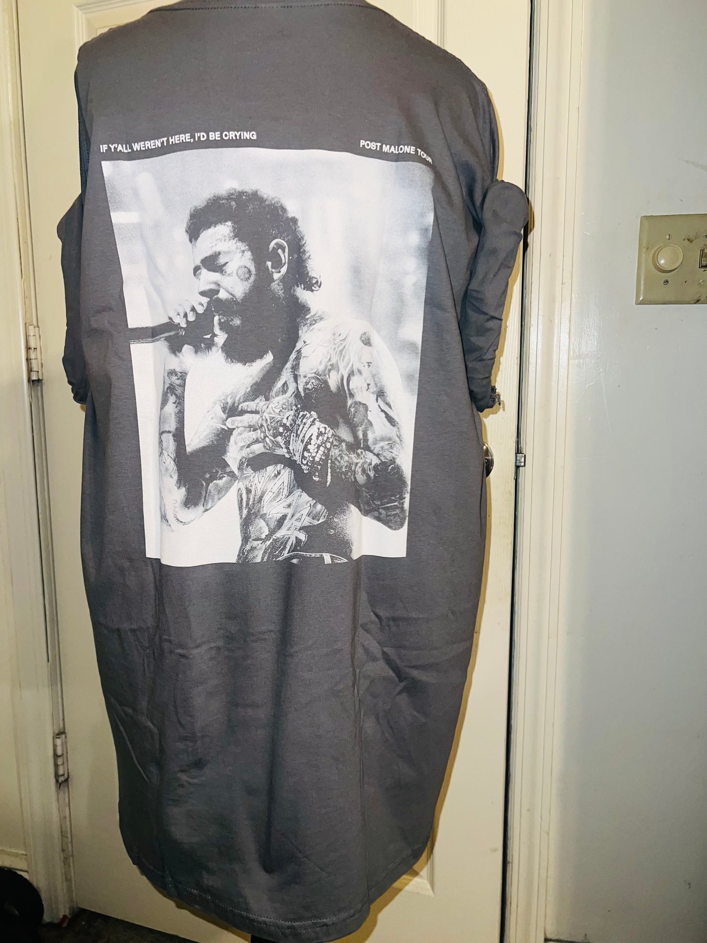 Post Malone Double Sided Oversized Distressed Tee