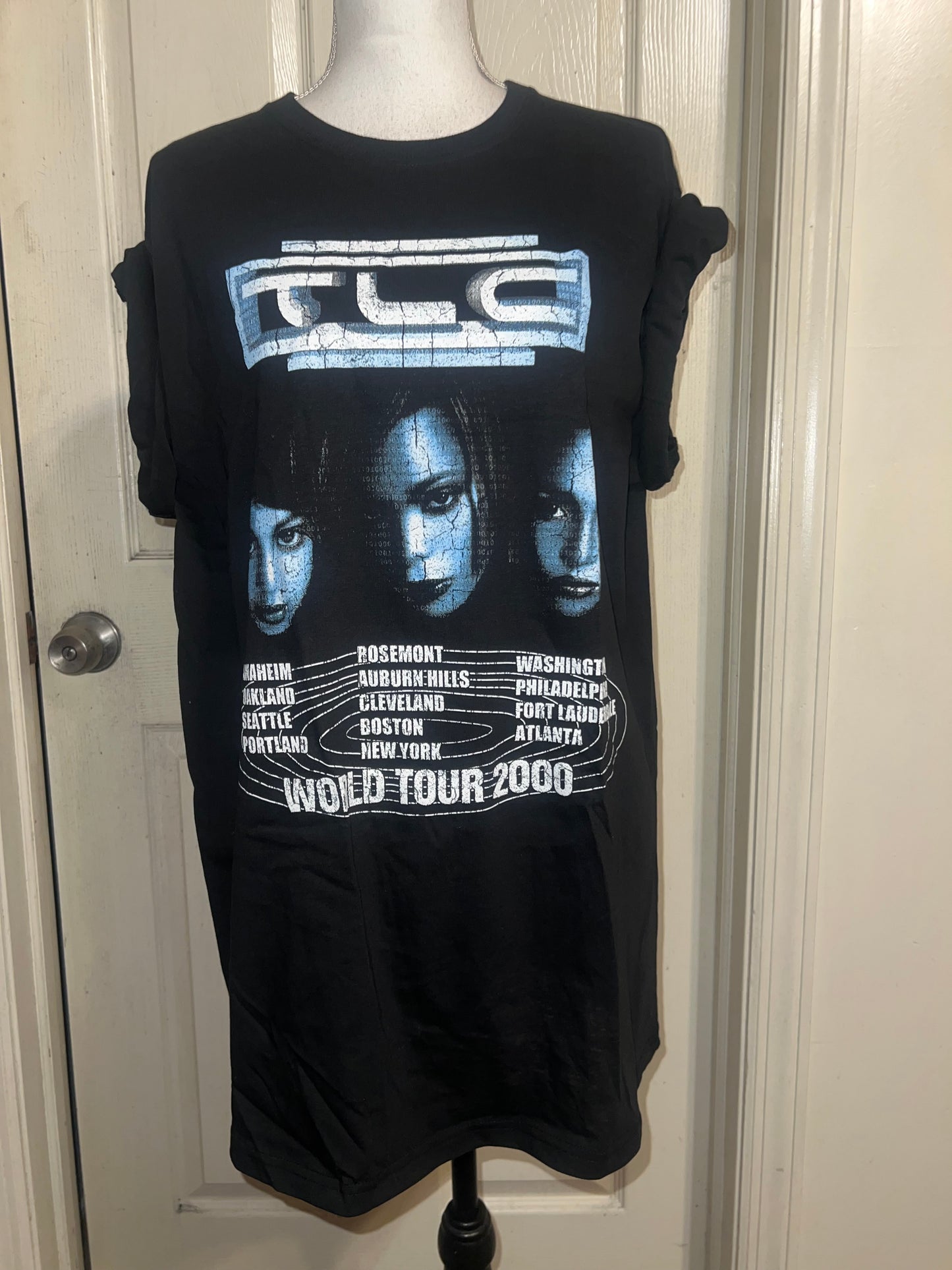 TLC Oversized Distressed Tee