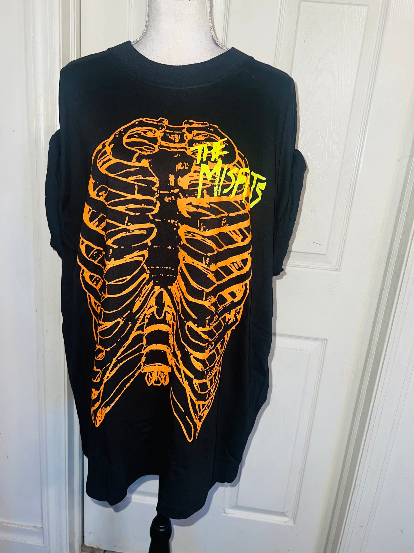 Misfits Double Sided Oversized Distressed Tee