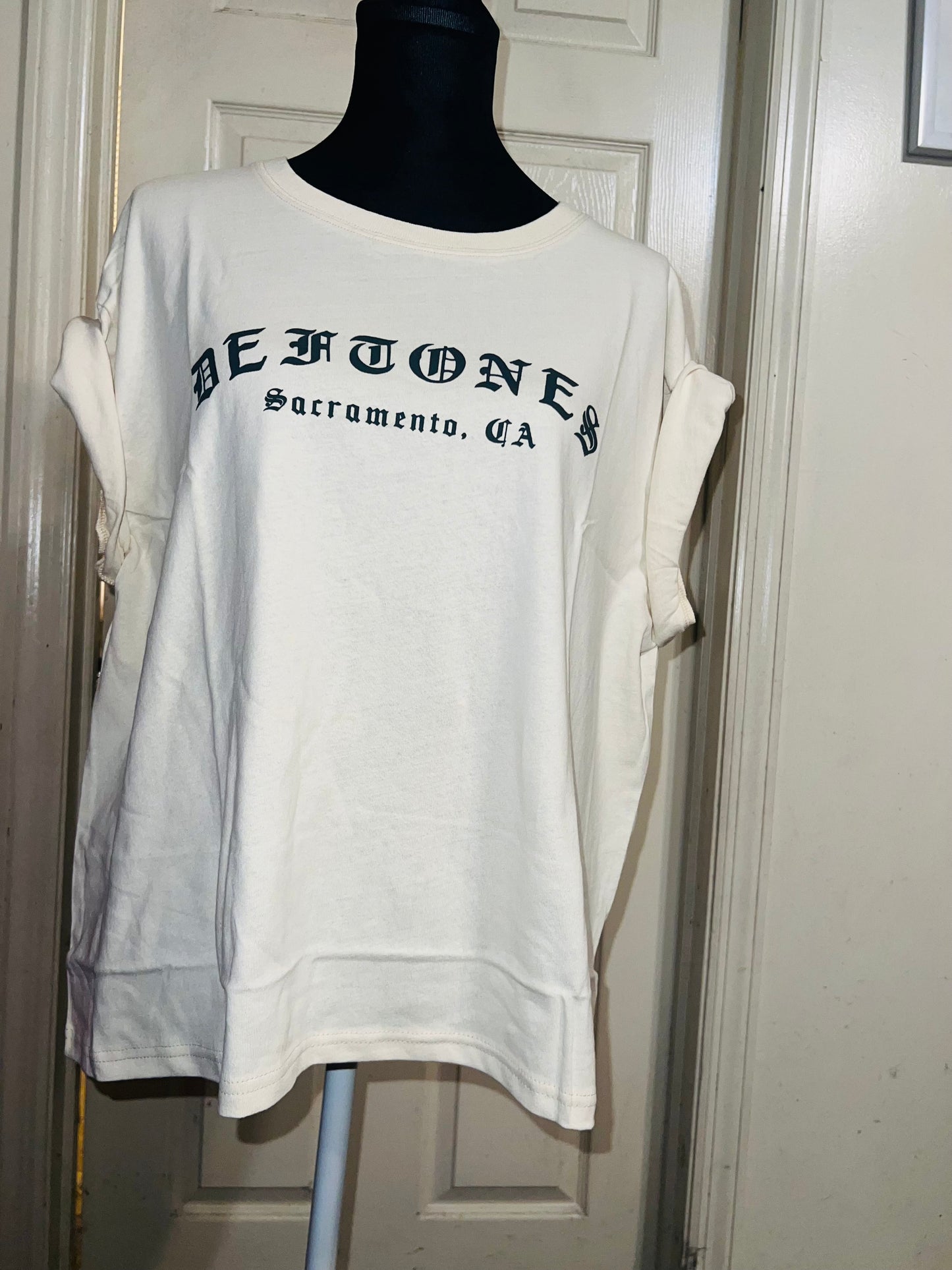 Deftones Oversized Distressed Tee