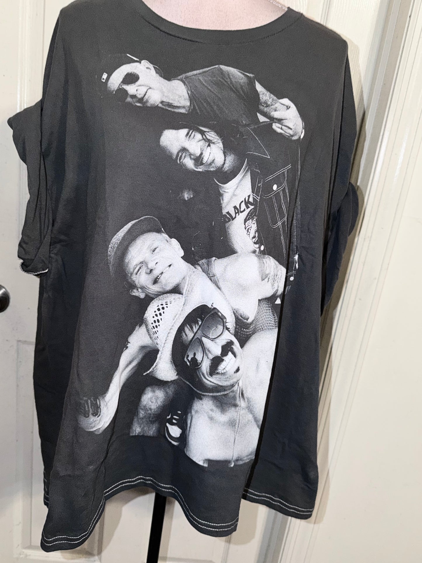 Red Hot Chili Peppers Oversized Distressed Tee