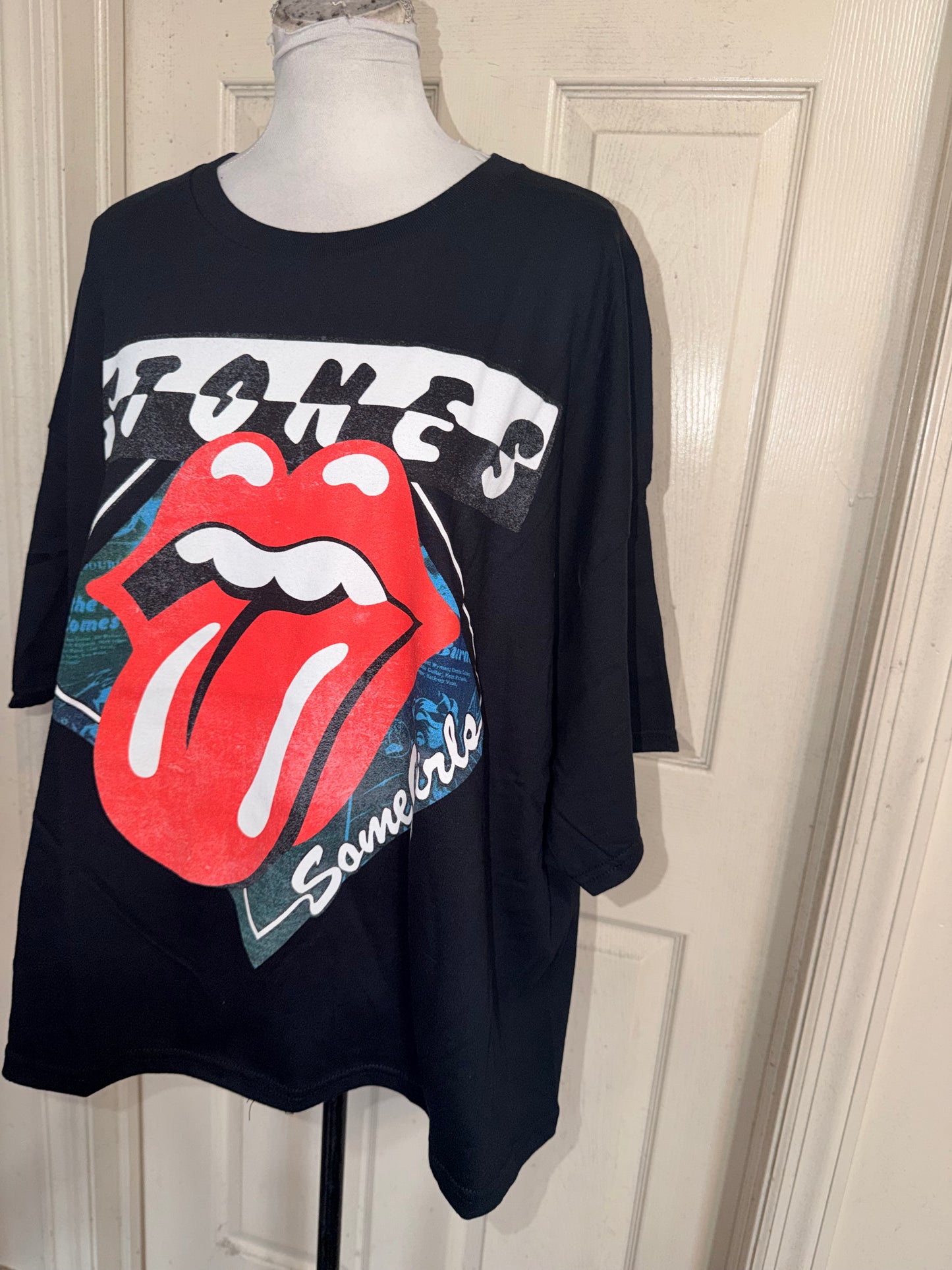 The Rolling Stones Oversized Distressed Tee