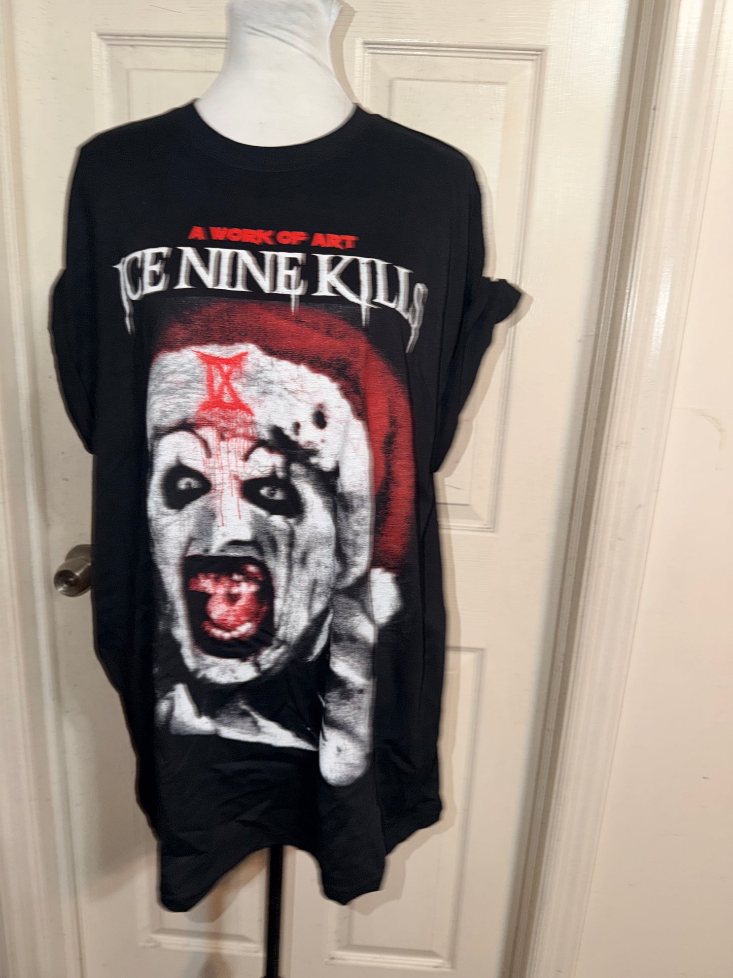 Ice Nine Kills Oversized Distressed Tee