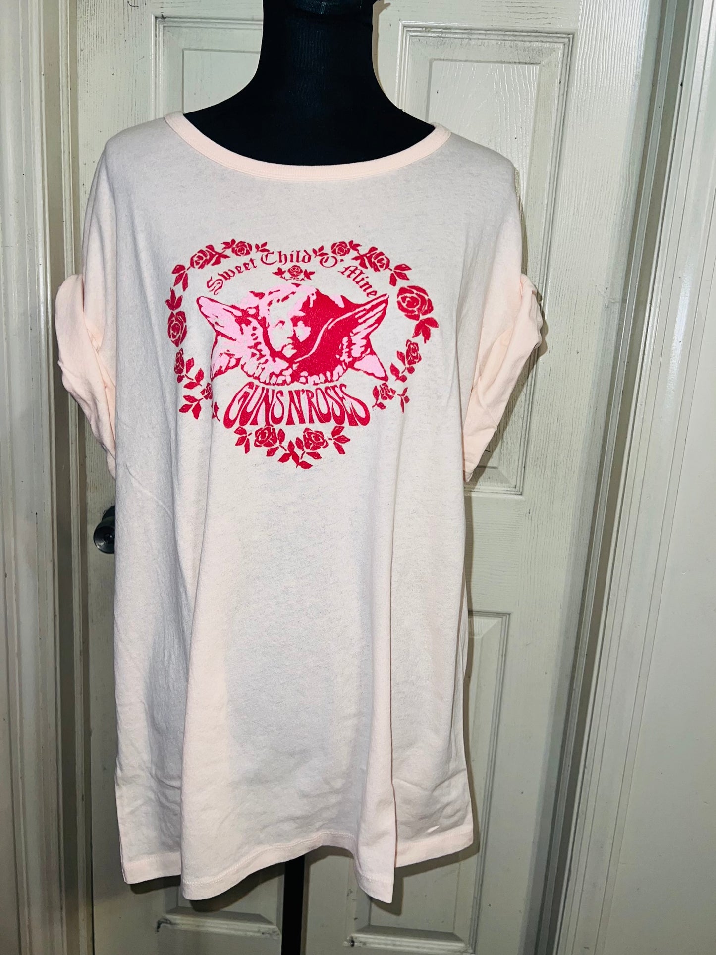 Guns n Roses Oversized Distressed Tee