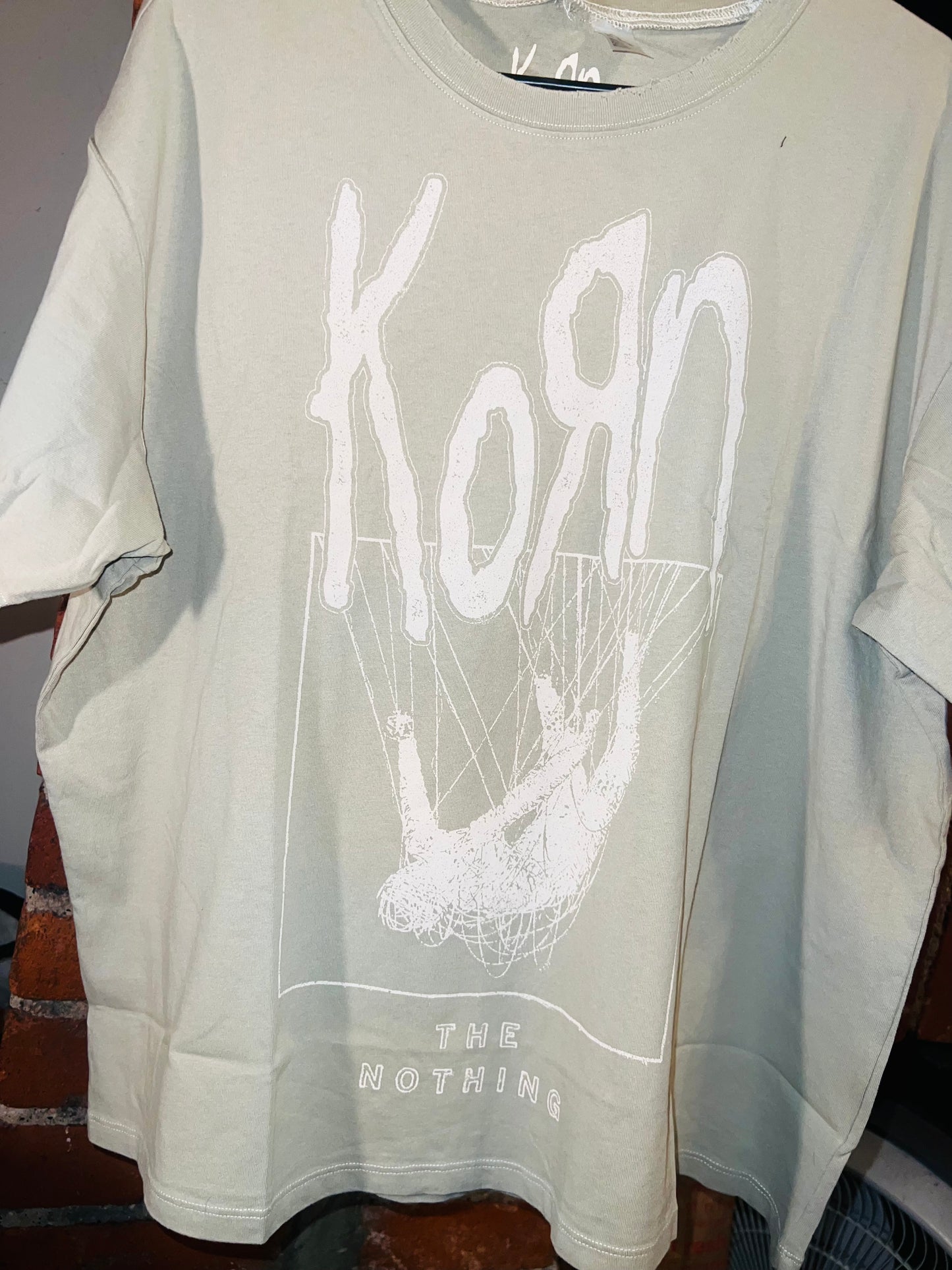 Korn Oversized Distressed Tee