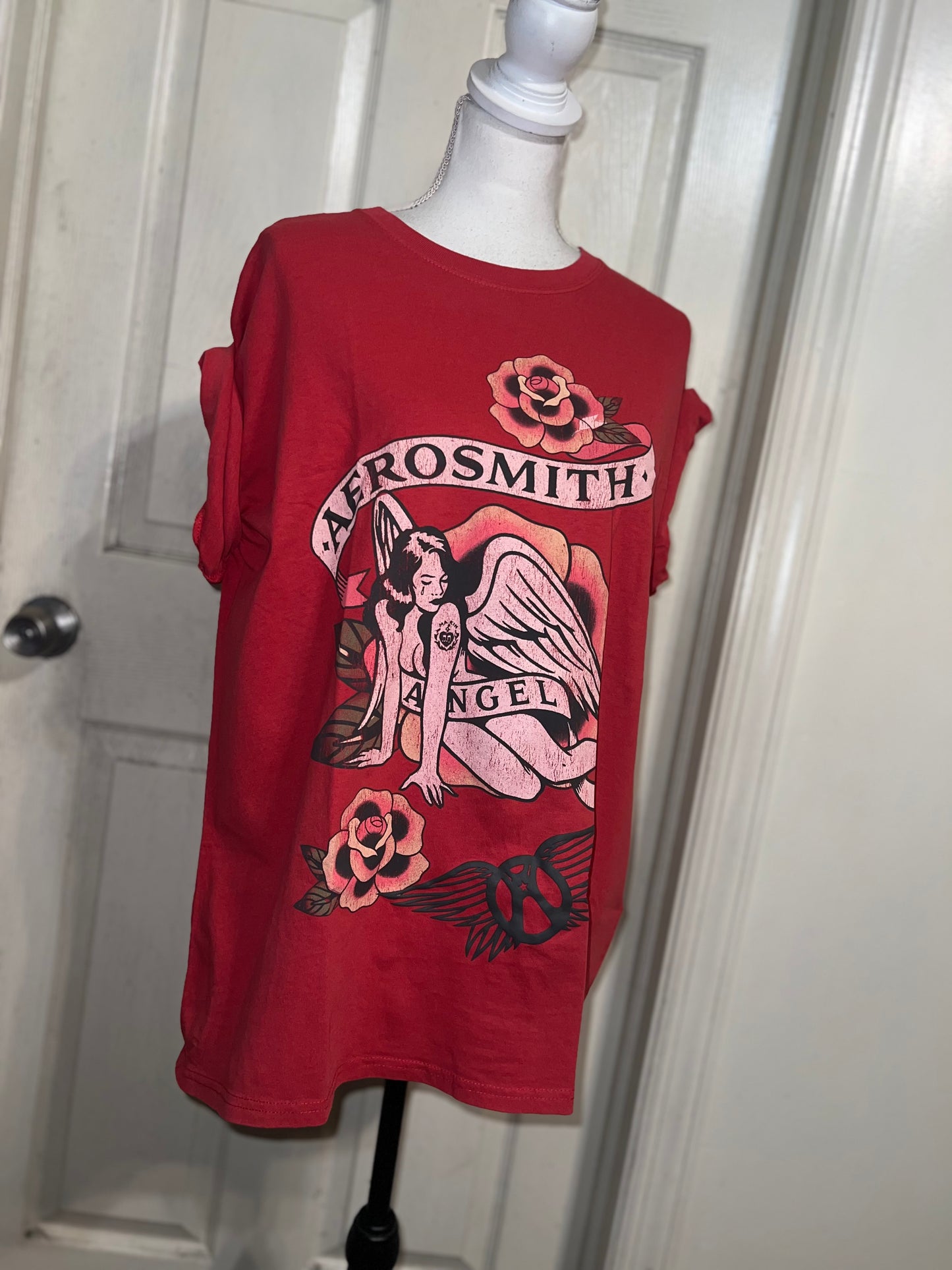 Aerosmith Oversized Distressed Tee