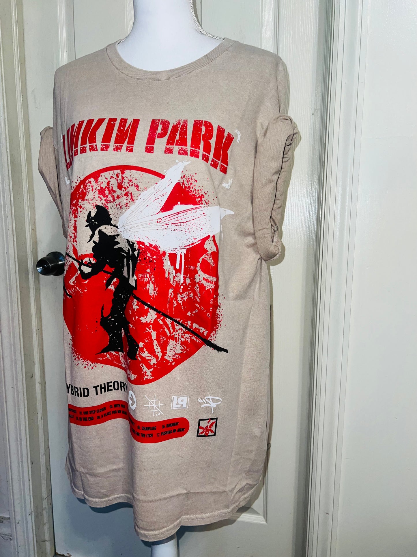 Linkin Park Oversized Distressed Tee