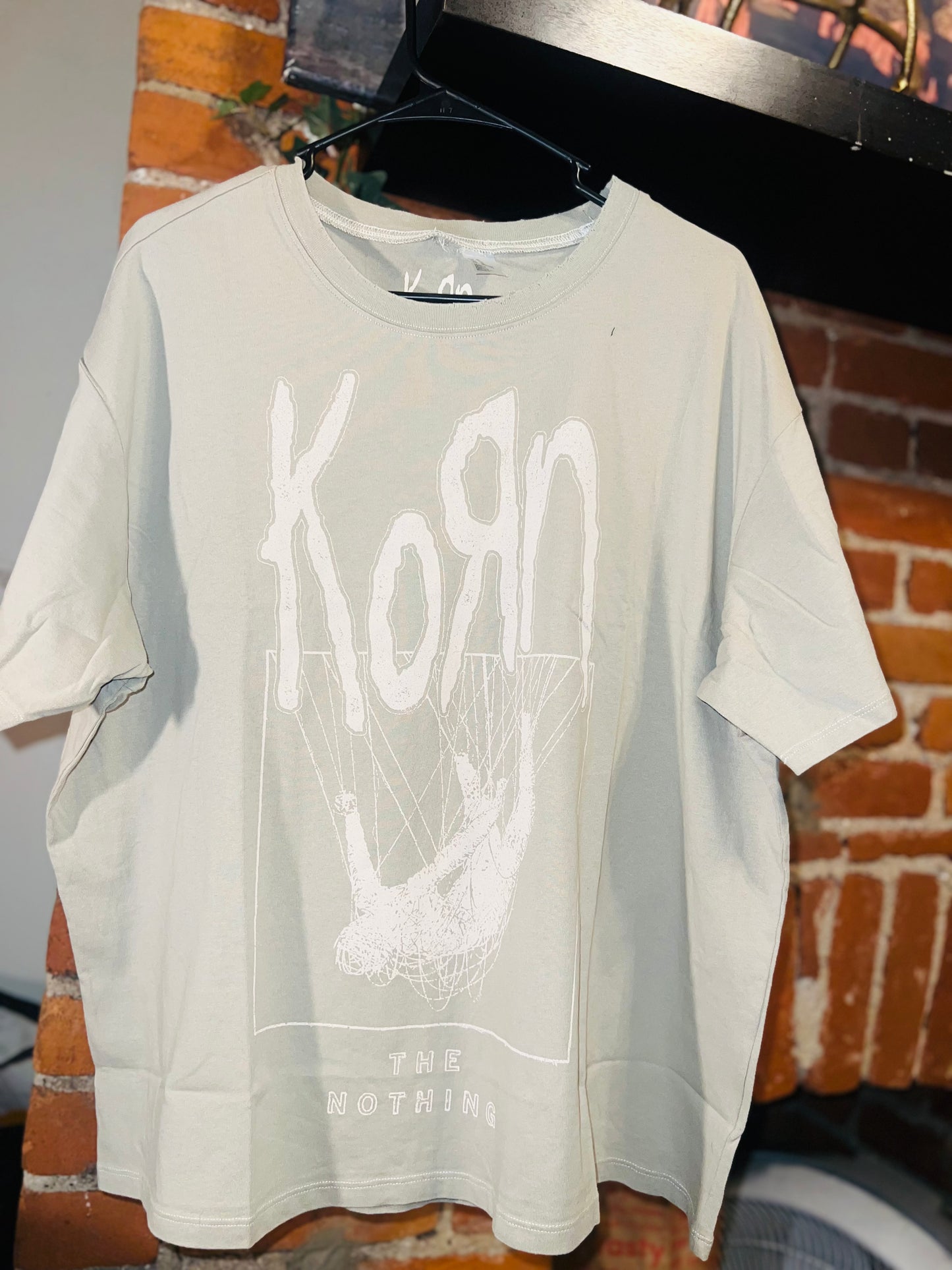 Korn Oversized Distressed Tee