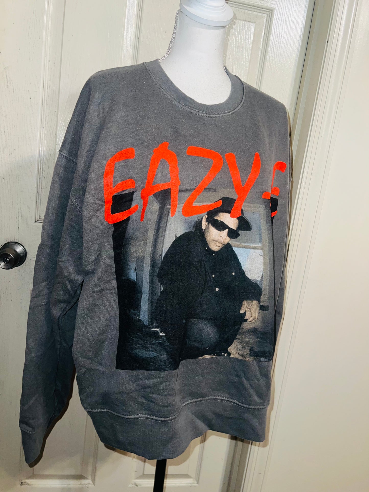 Eazy-E Oversized Distressed Sweatshirt